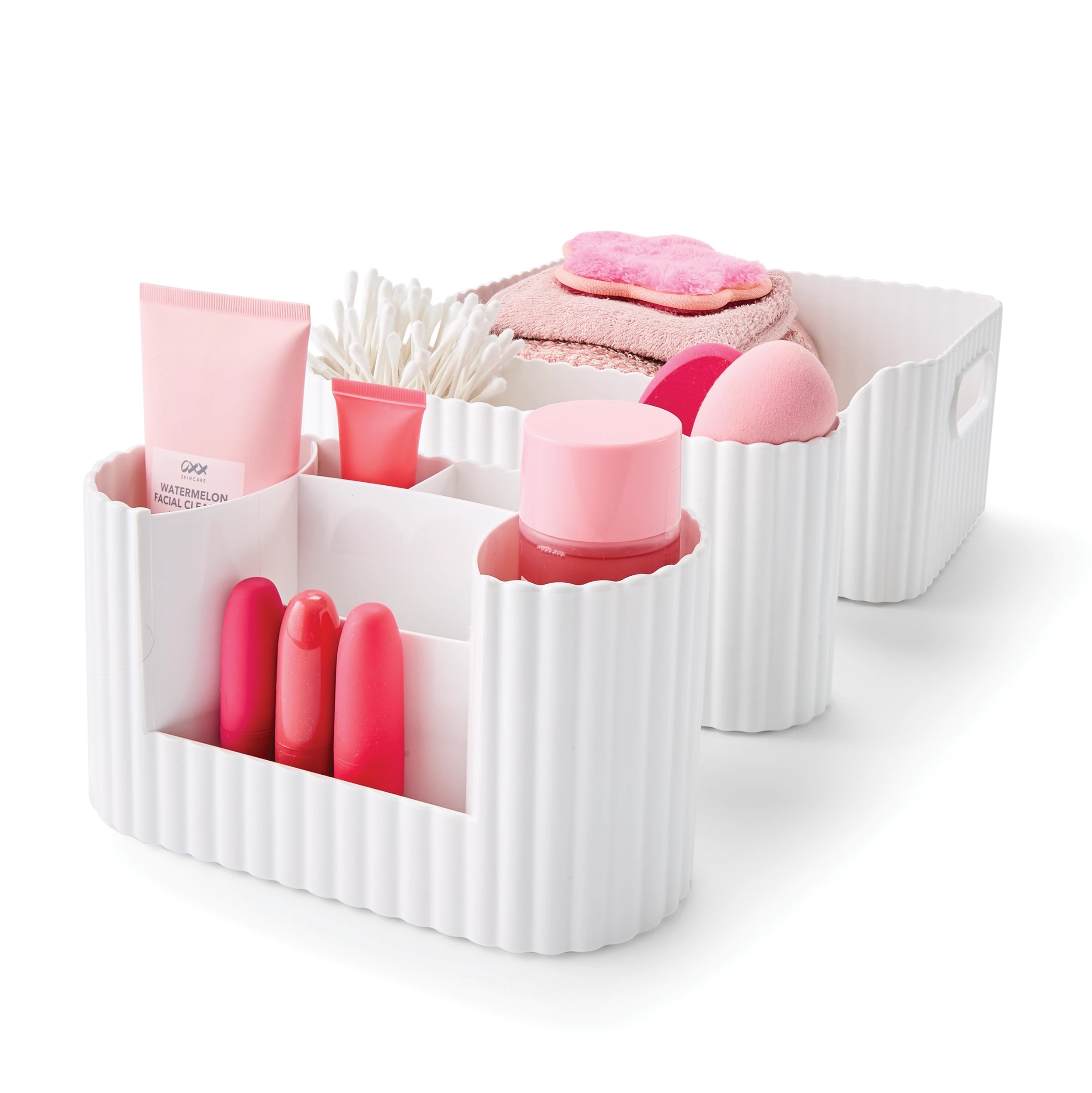 1 3 Piece Ribbed Drawer Set, 1 of 8