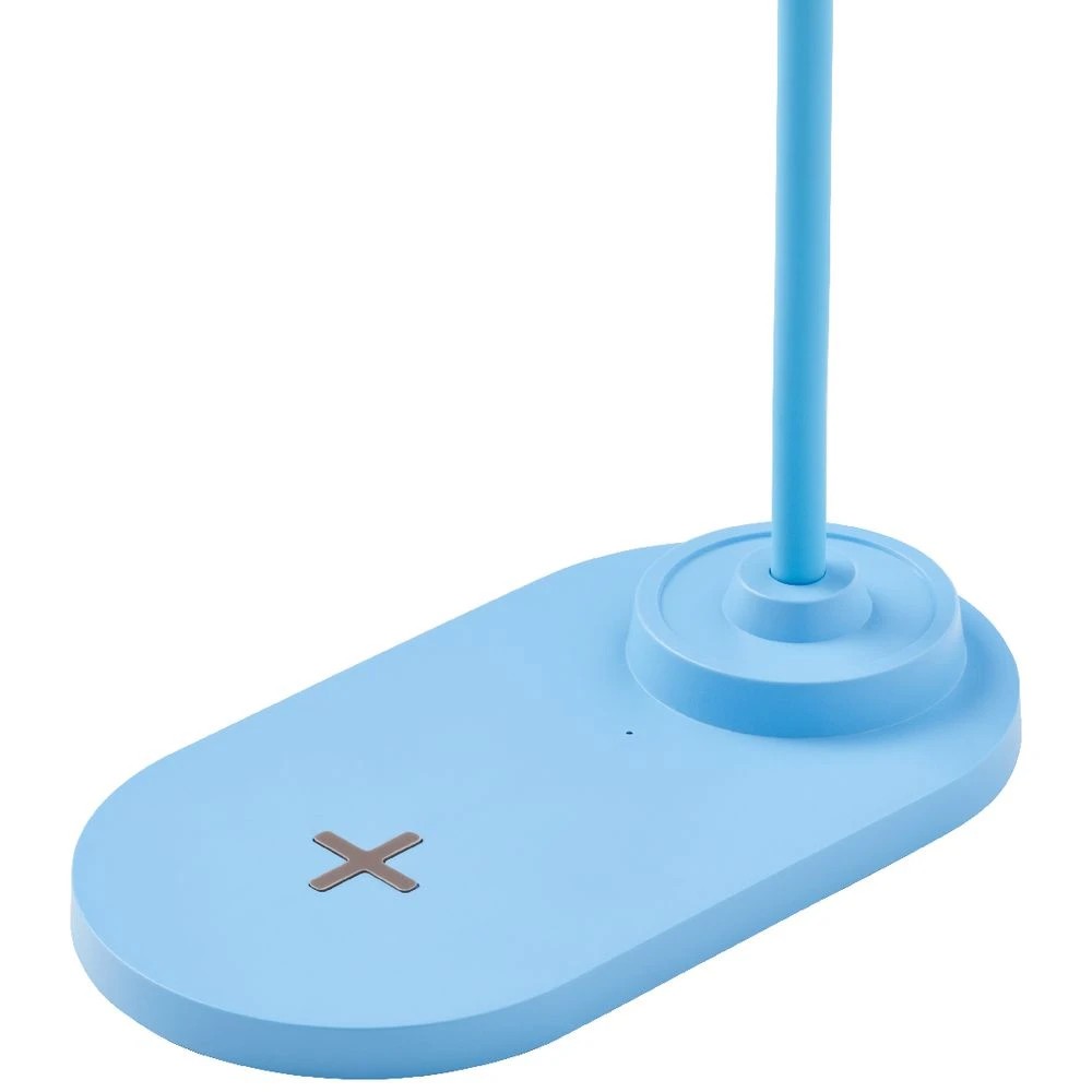 3 Studymate Wireless Charger with LED Lamp Blue, 3 of 4