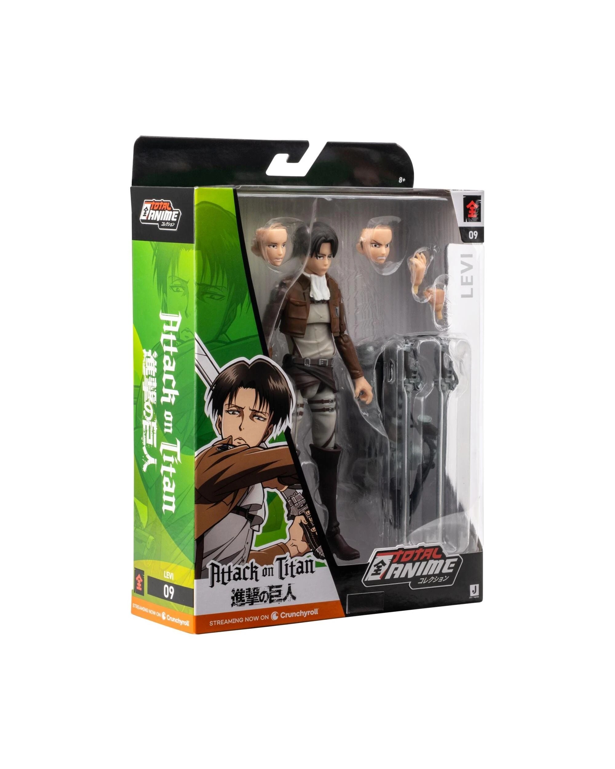 3 Total Anime Attack on Titan Levi Ackerman 6.5 inch Scale Action Figure, 3 of 7