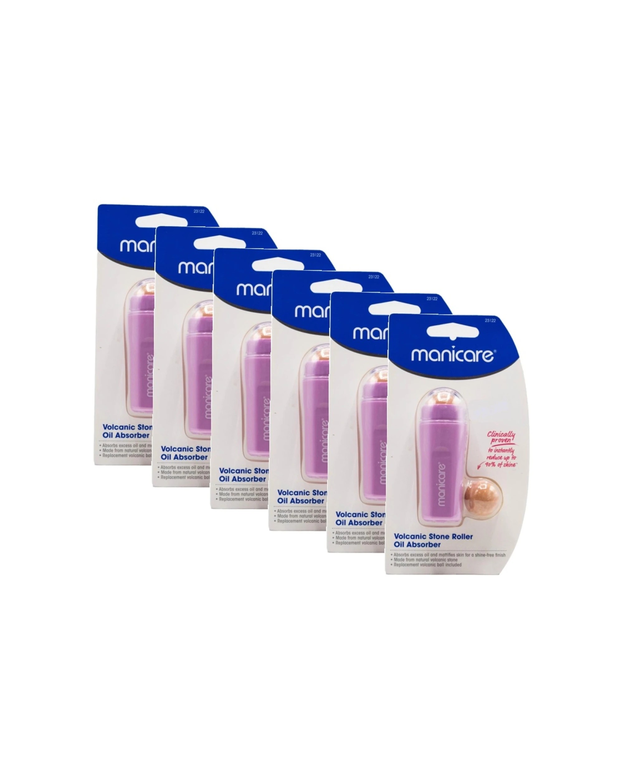 1 Manicare 6PK Oil Absorber Volcanic Stone Roller With Replacement Ball Skin - Multi, 1 of 3