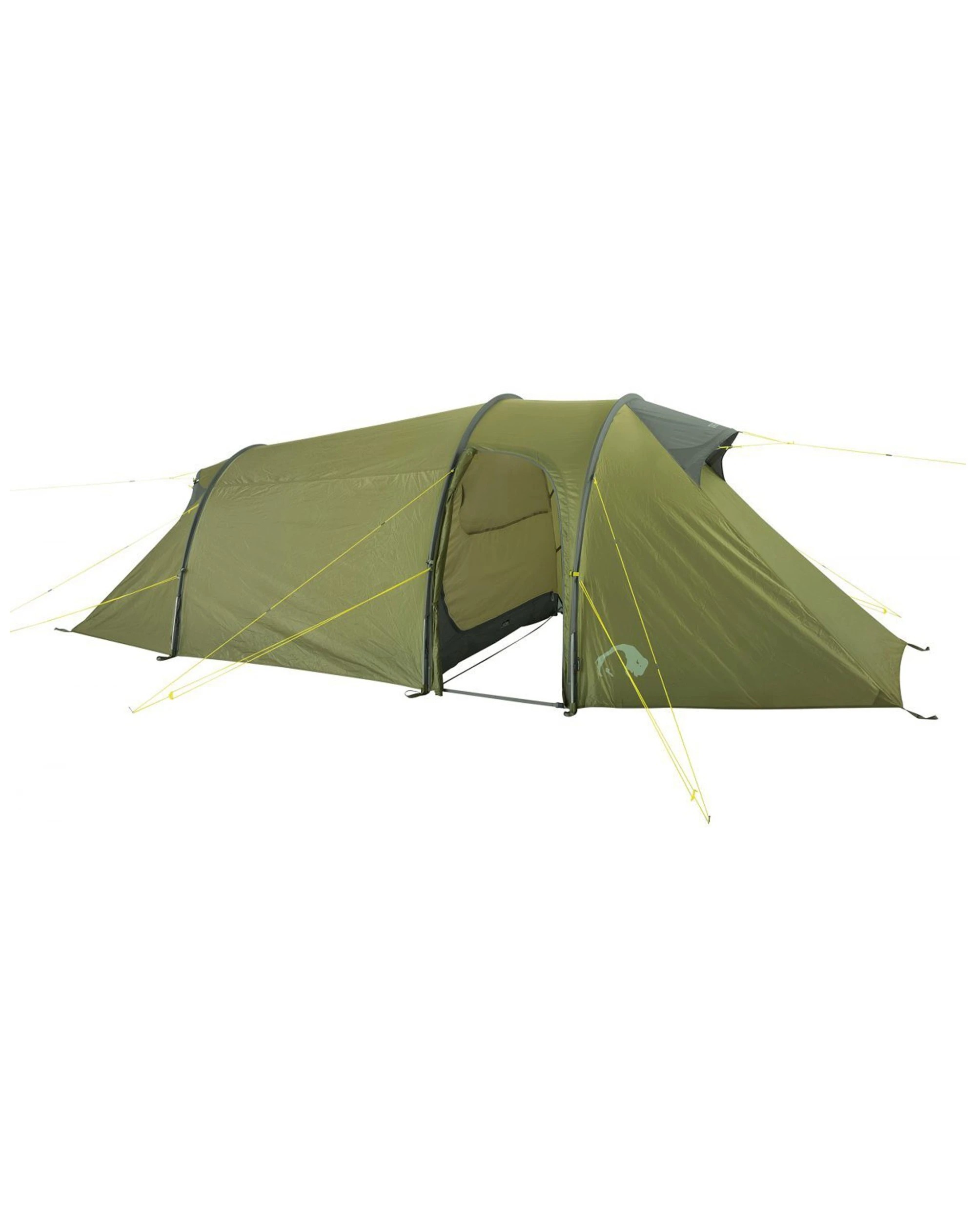 2 Tatonka Groenland 3 Person Tunnel Tent Waterproof Sealed Seams - Green, 2 of 9