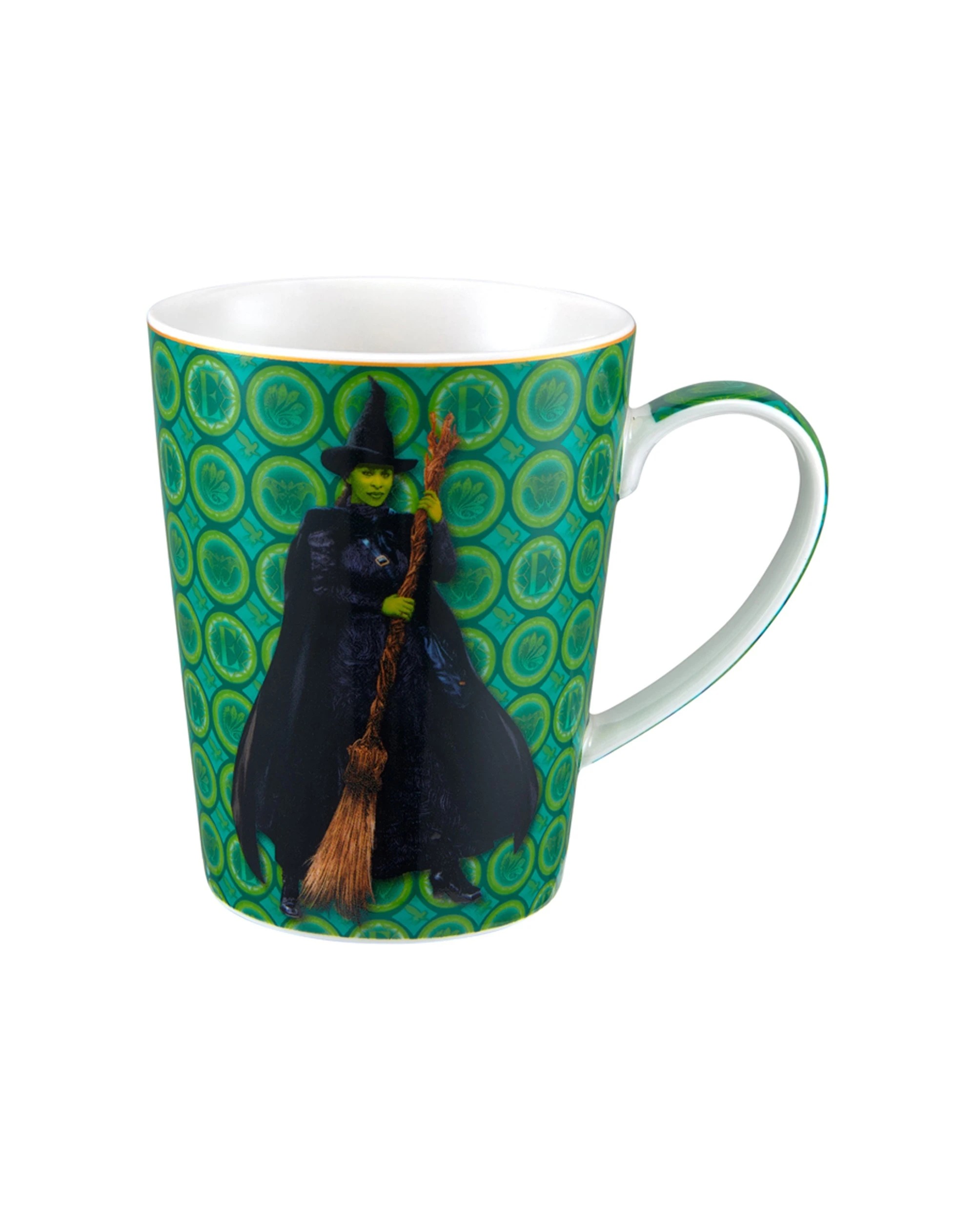 2 Maxwell & Williams Wicked Magical Conical Ceramic Mug 450ml Elphaba Design
 - Multi, 2 of 3