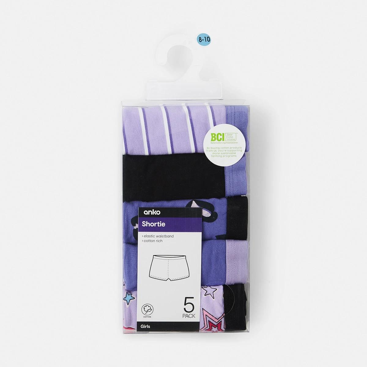 8 5 Pack Print Shorties Hearts 2, 8 of 8