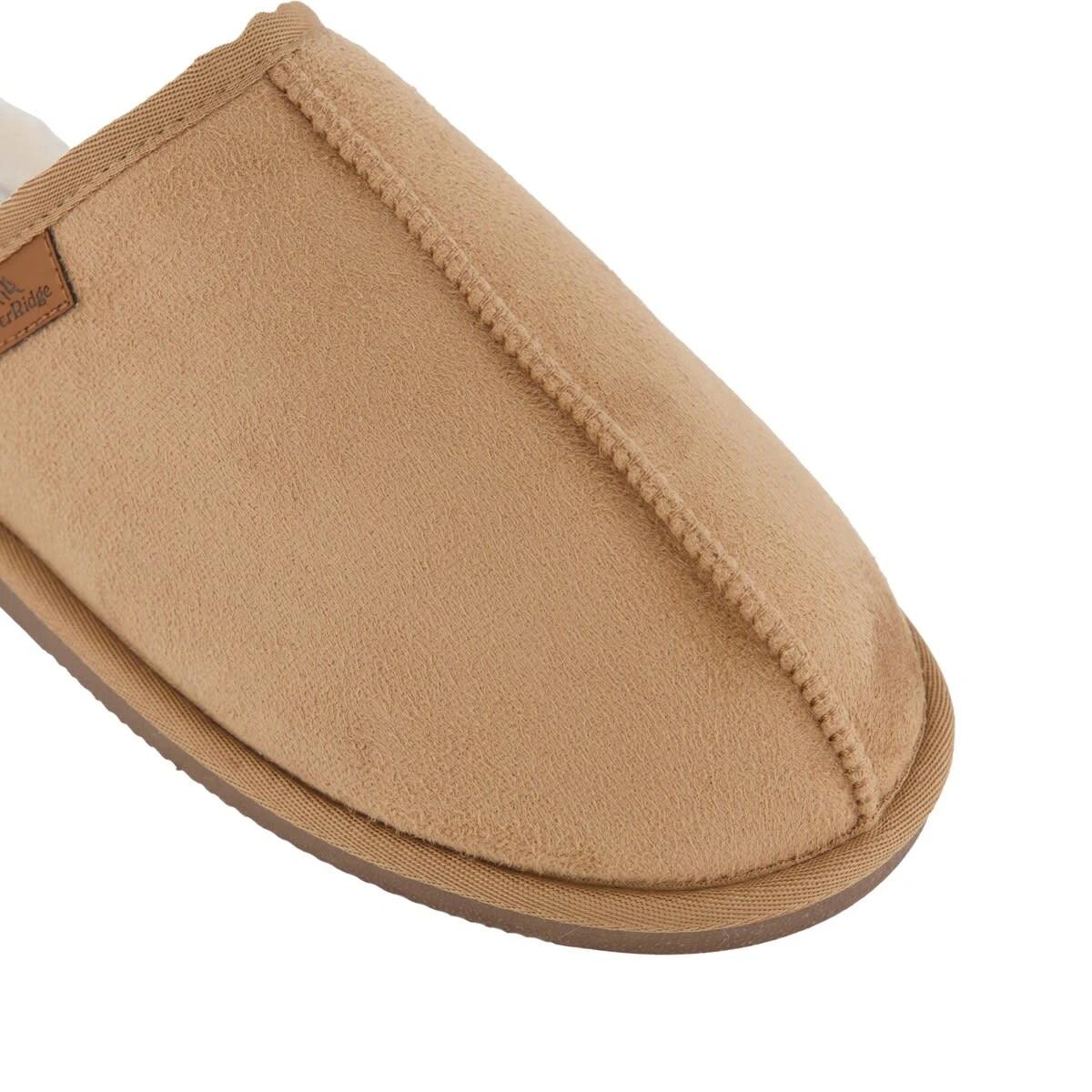 3 Hardsole Slipper Scuffs Beige, 3 of 3
