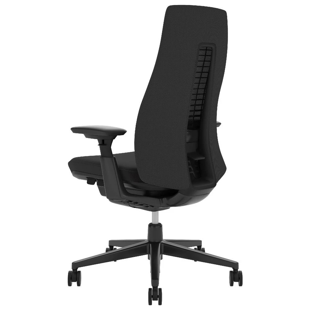 5 Haworth Fern Ergonomic Chair 4D Arms Adjustable Lumbar Black Ergonomic Chairs and Desk Chairs, 5 of 9