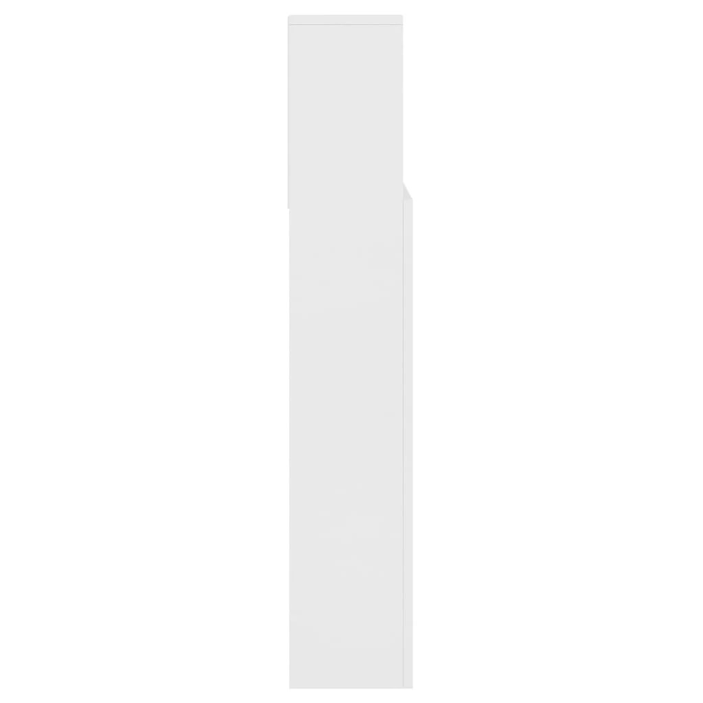 4 vidaXL Headboard Cabinet Chipboard - White, 4 of 6