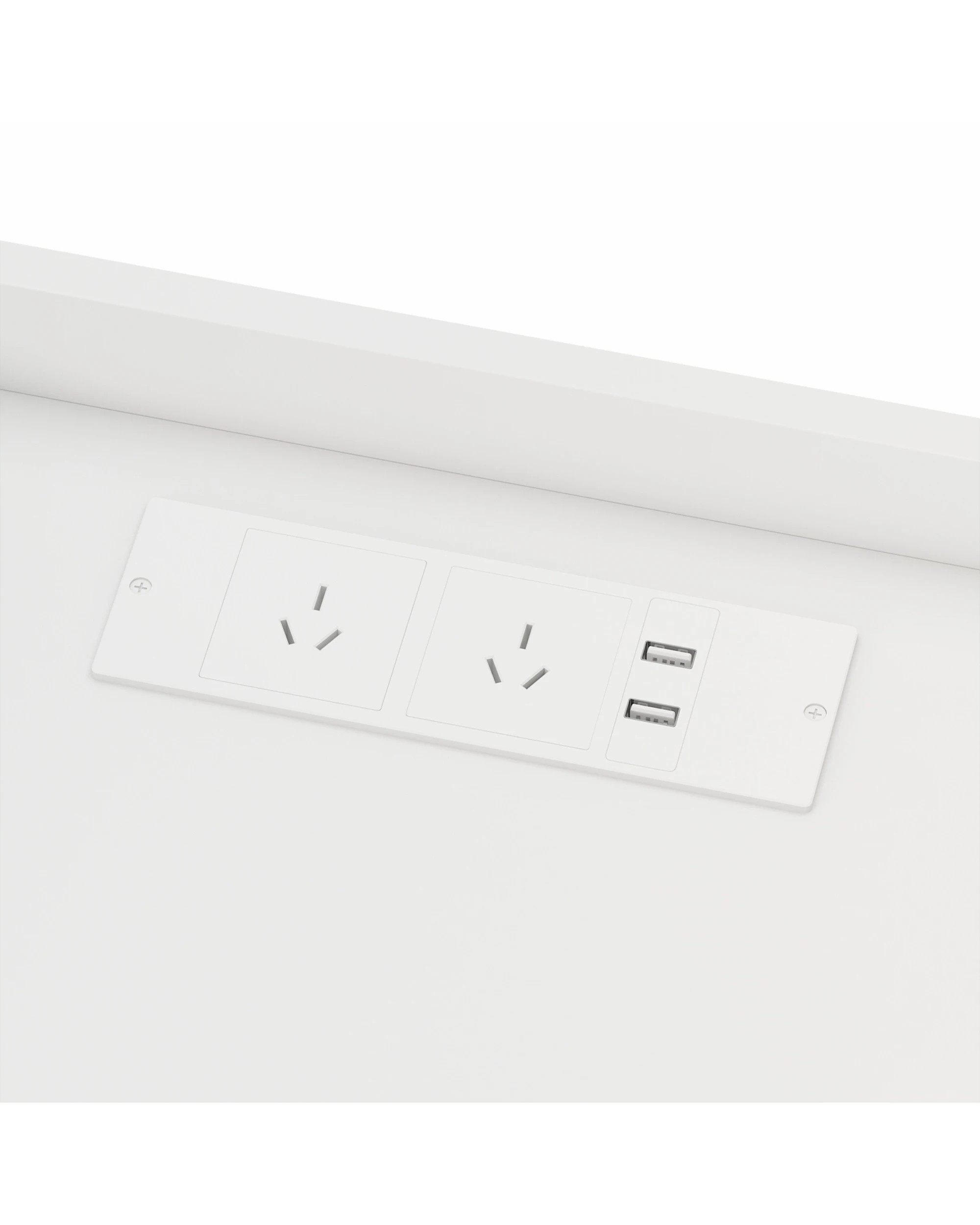 7 Advwin LED Bedside Table with Charging Station 2 Drawers Nightstand - White, 7 of 8