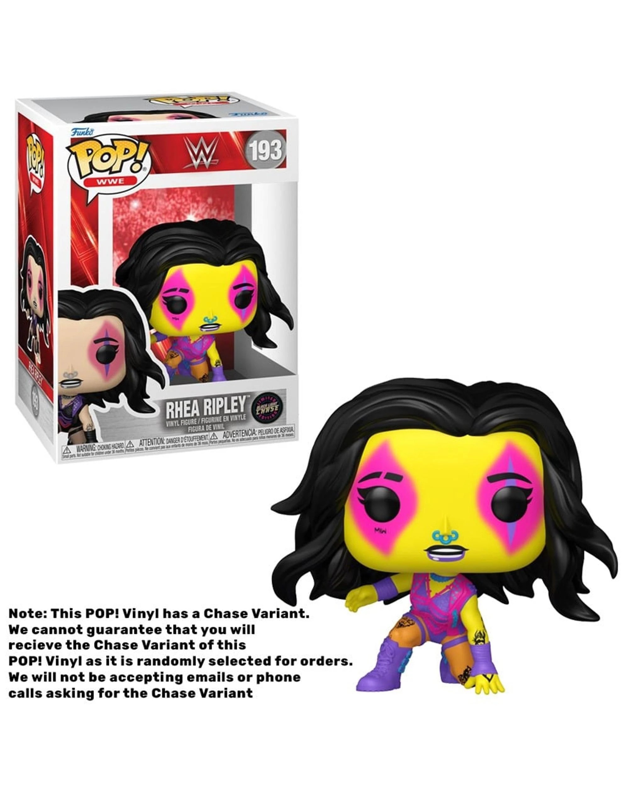 5 WWE Rhea Ripley - Wrestle Mania XL -  Pop! Vinyl, 5 of 6