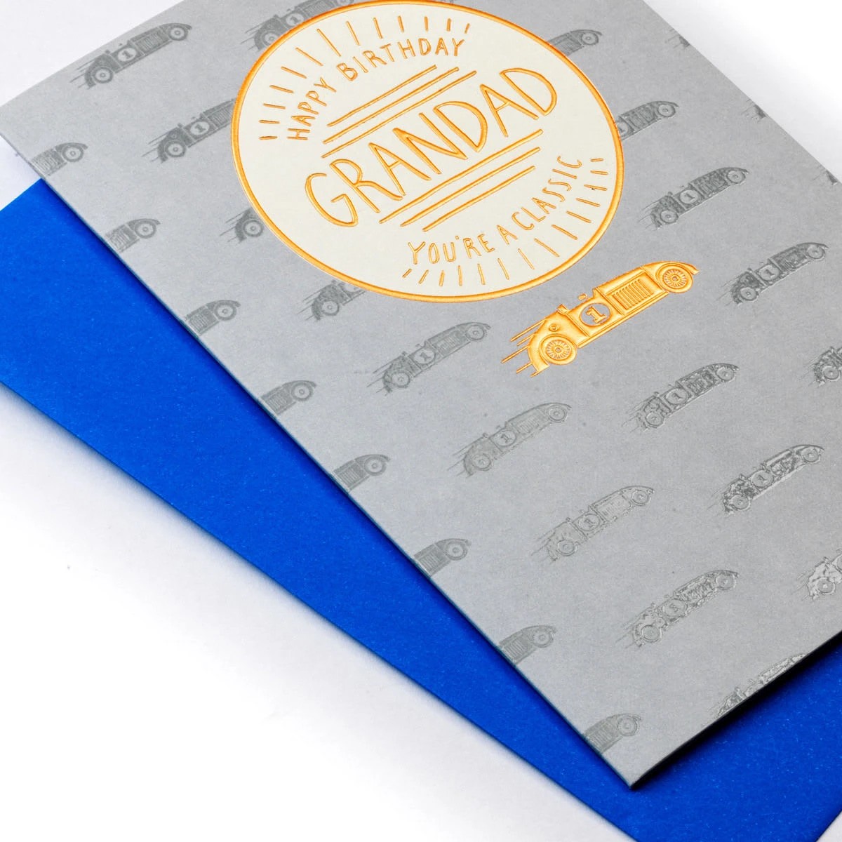 3 Hallmark Birthday Card for Grandad - Classic Cars, 3 of 3