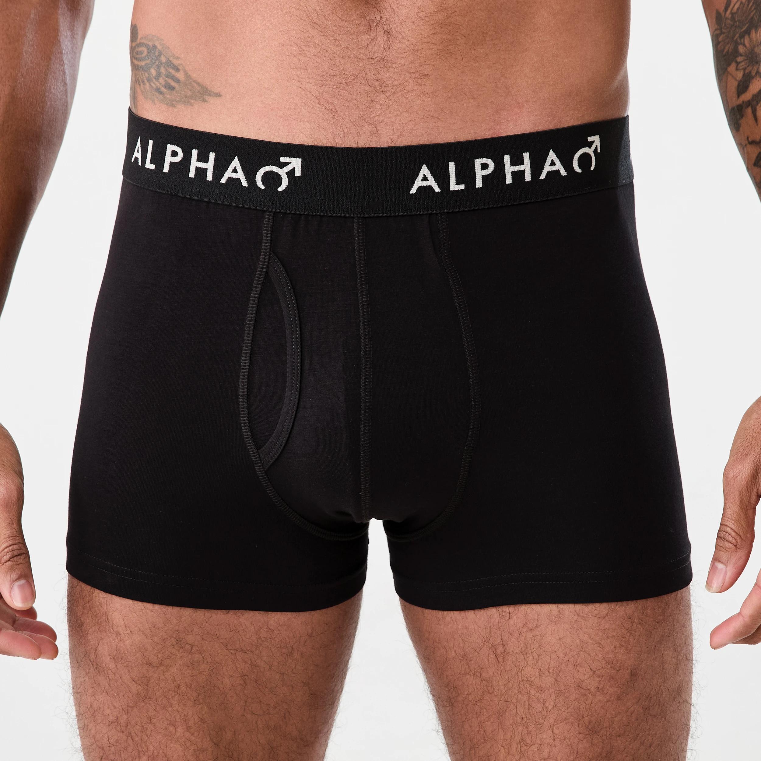 3 3 Pack Colour Elastic Trunks BLACK FOREST, 3 of 8