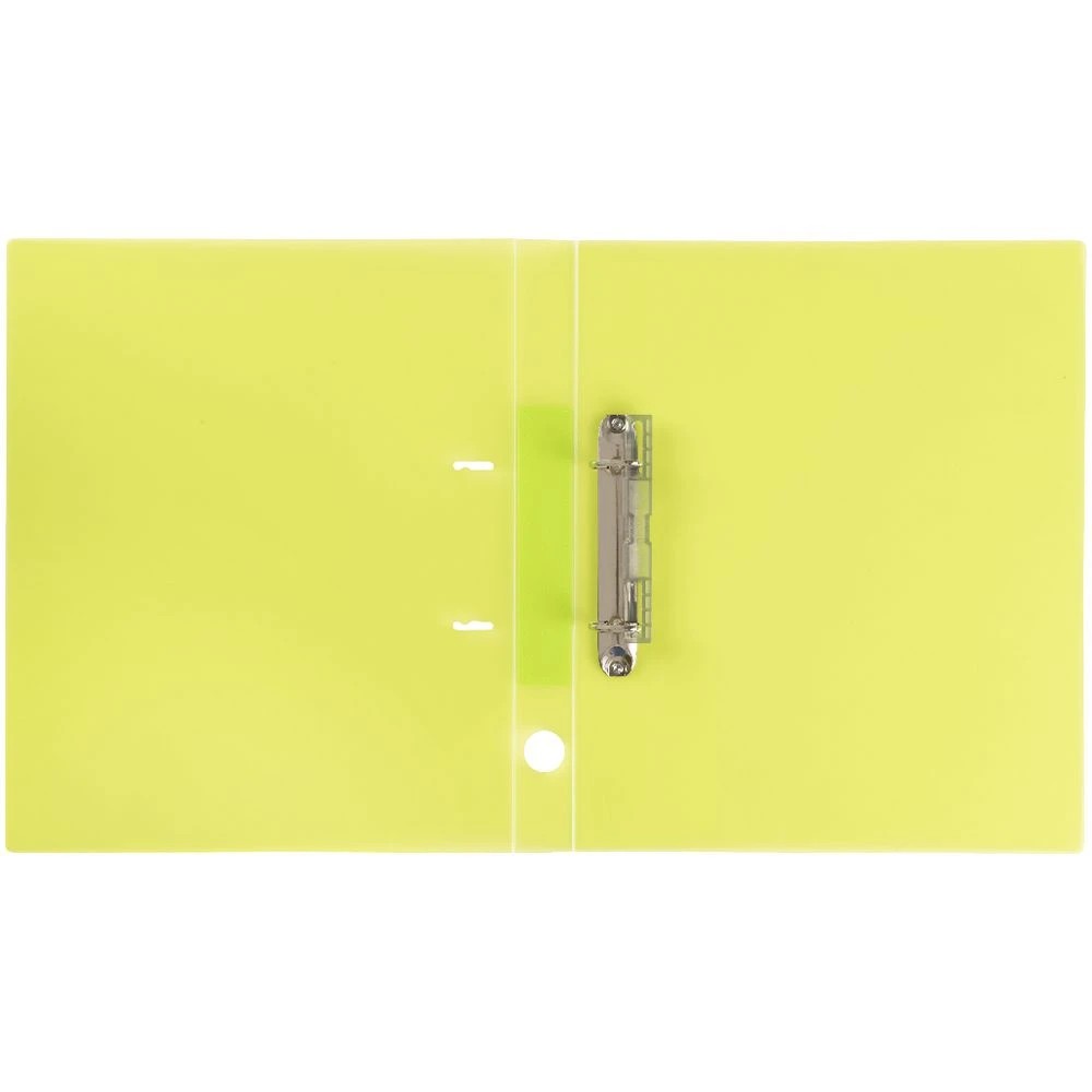 3 King Jim A4 2 D-Ring Simplease Binder 30mm Pea Green, 3 of 4