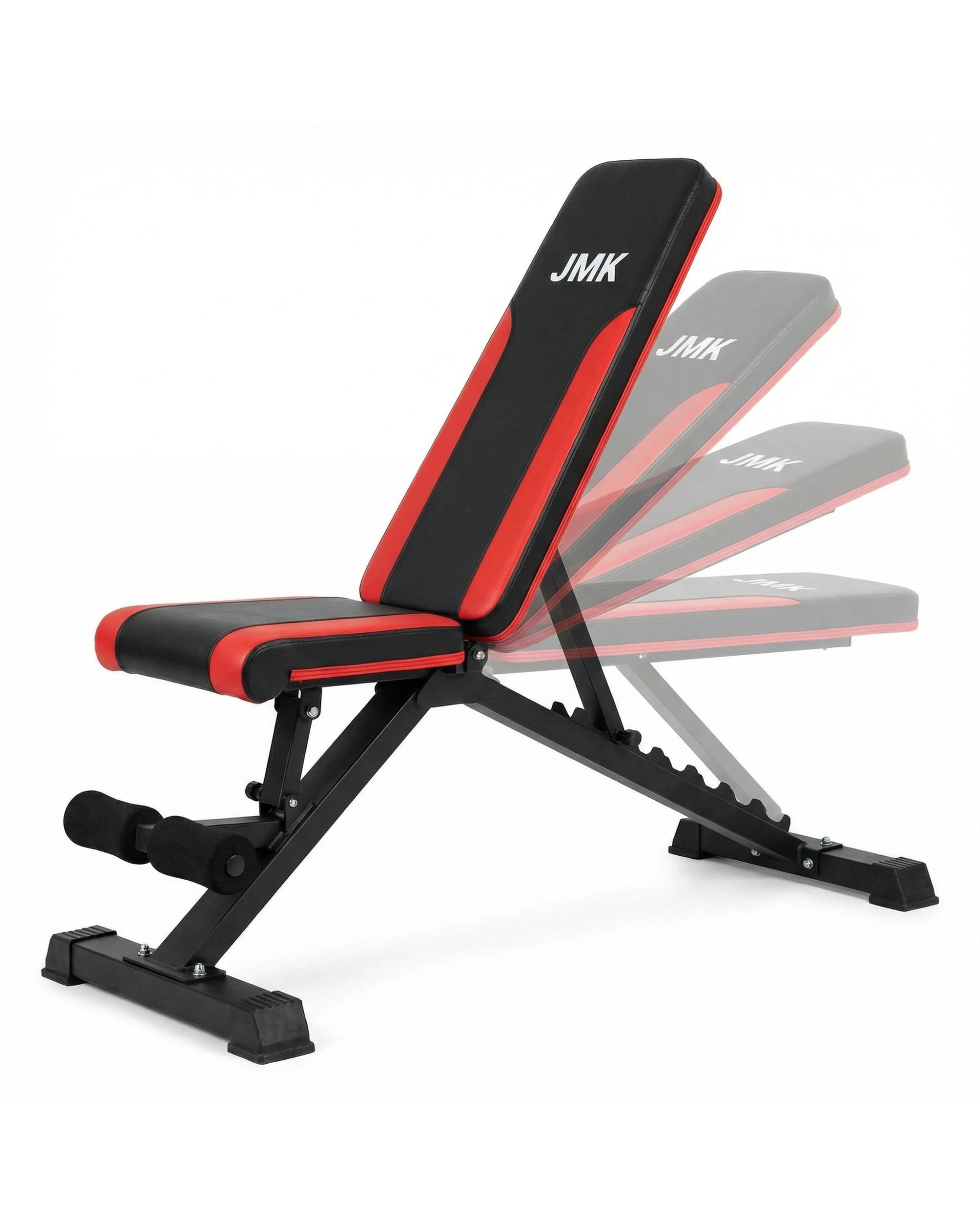 8 Powertrain 80kg Adjustable Dumbbells Home Gym Weight with Bench - Black, 8 of 8