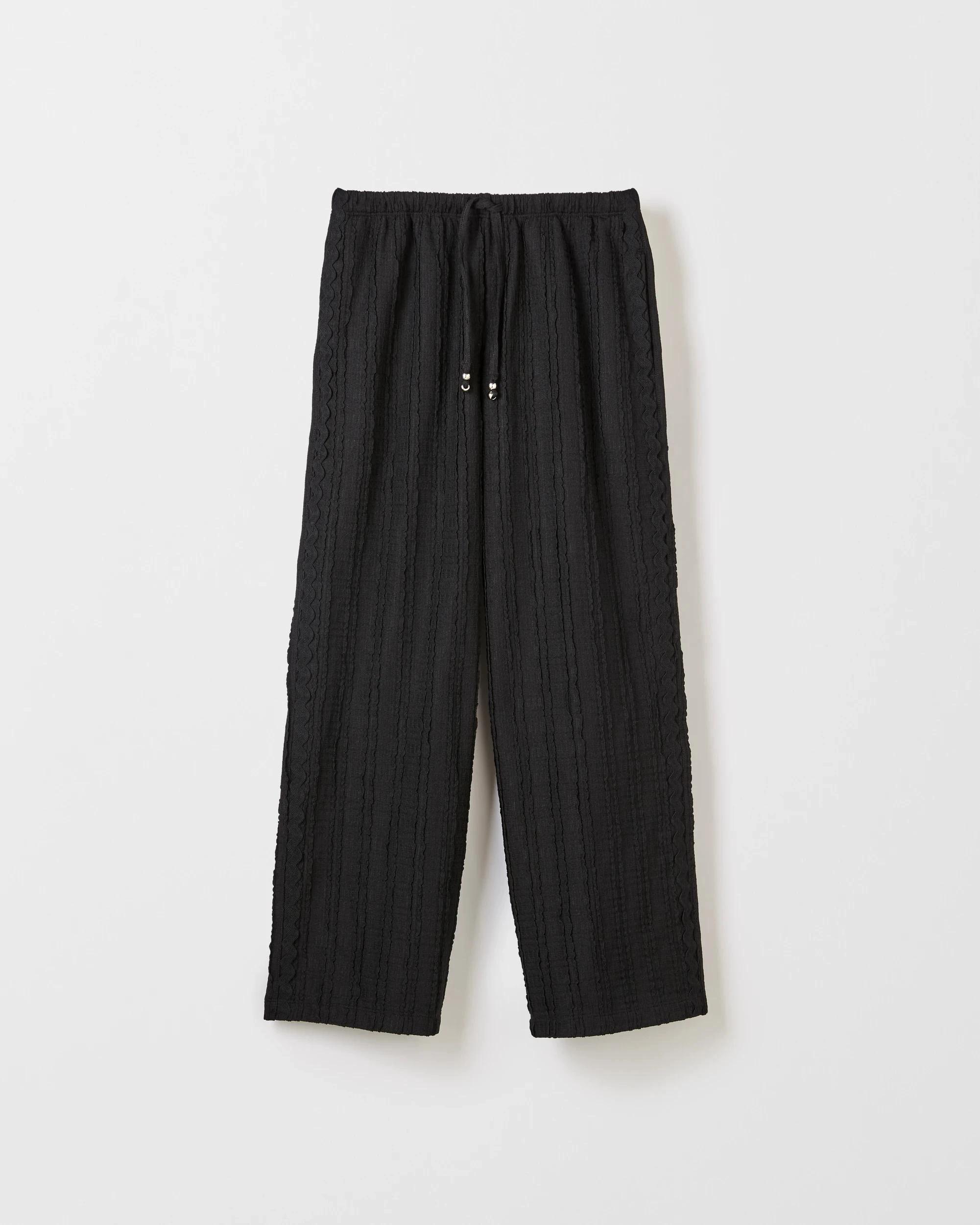 5 Target Older Girls Textured Wide Leg Pants BLACK BEAUTY, 5 of 6