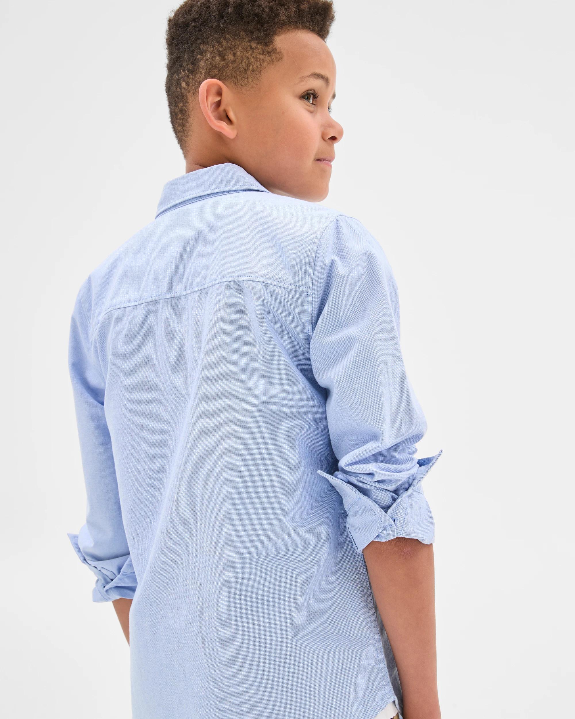 4 Target Australian Cotton Long Sleeve Shirt CHAMBRAY, 4 of 6