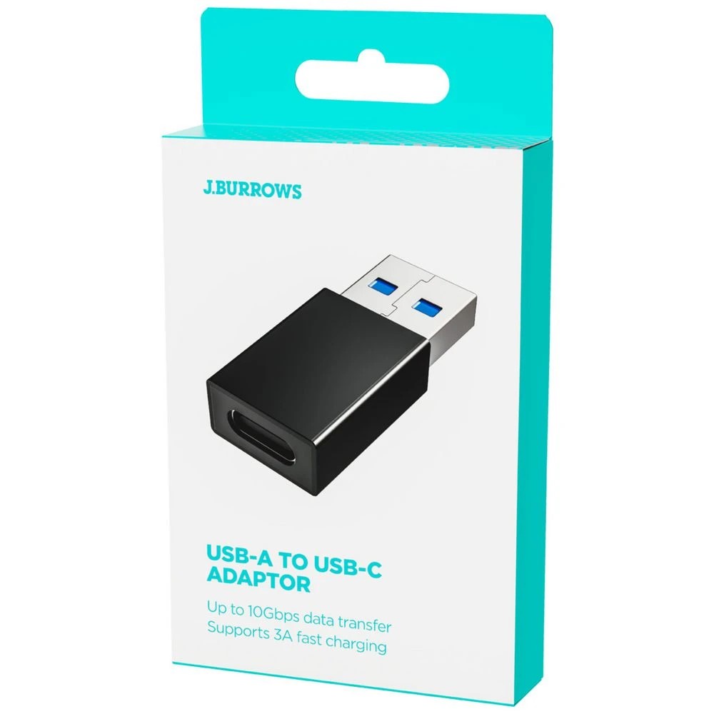3 J.Burrows USB-A to USB-C Compact Adapter, 3 of 4