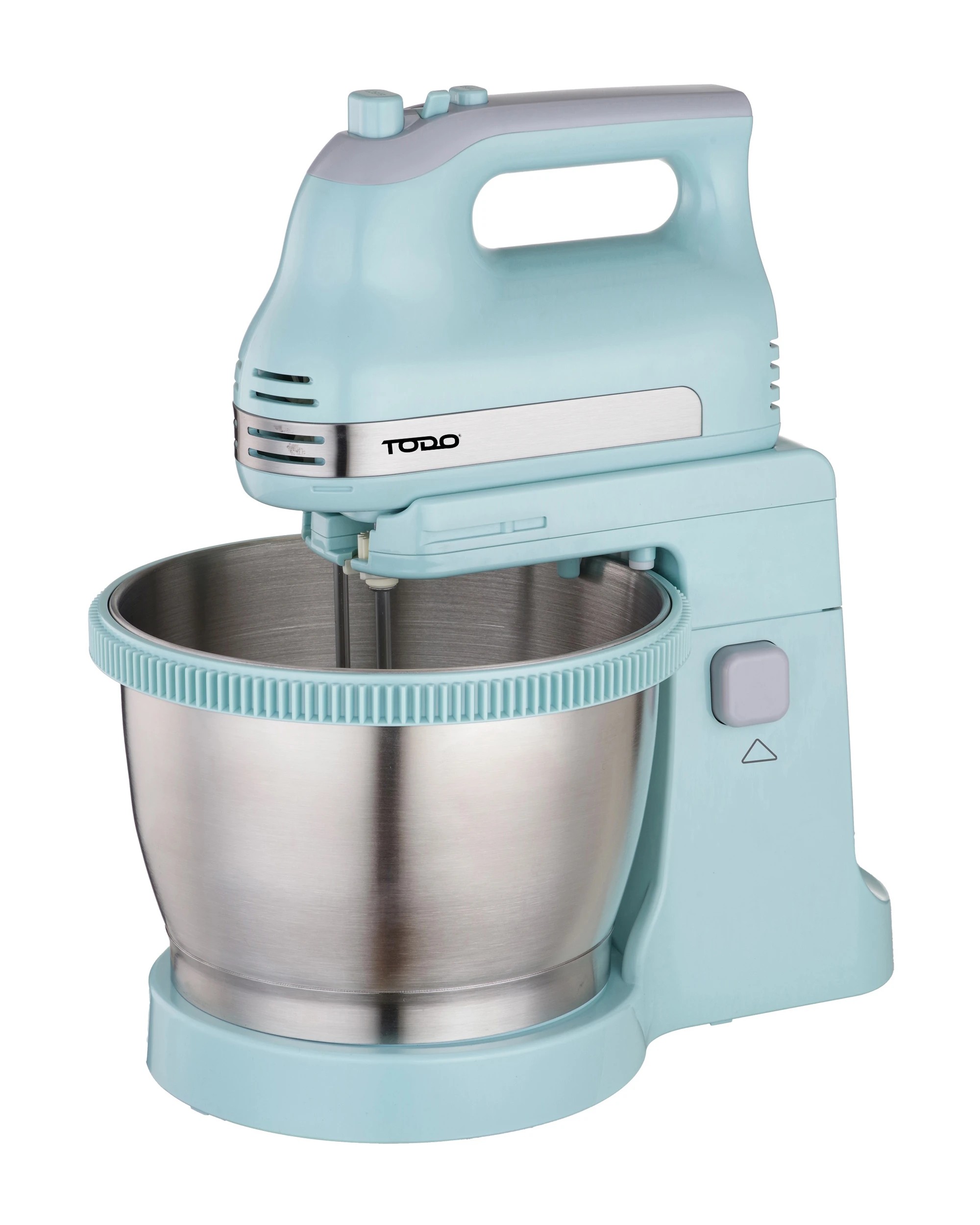 2 TODO 500W Combo Hand Mixer Stand Mixer w/ 3.5L Stainless Steel Bowl - Blue, 2 of 7