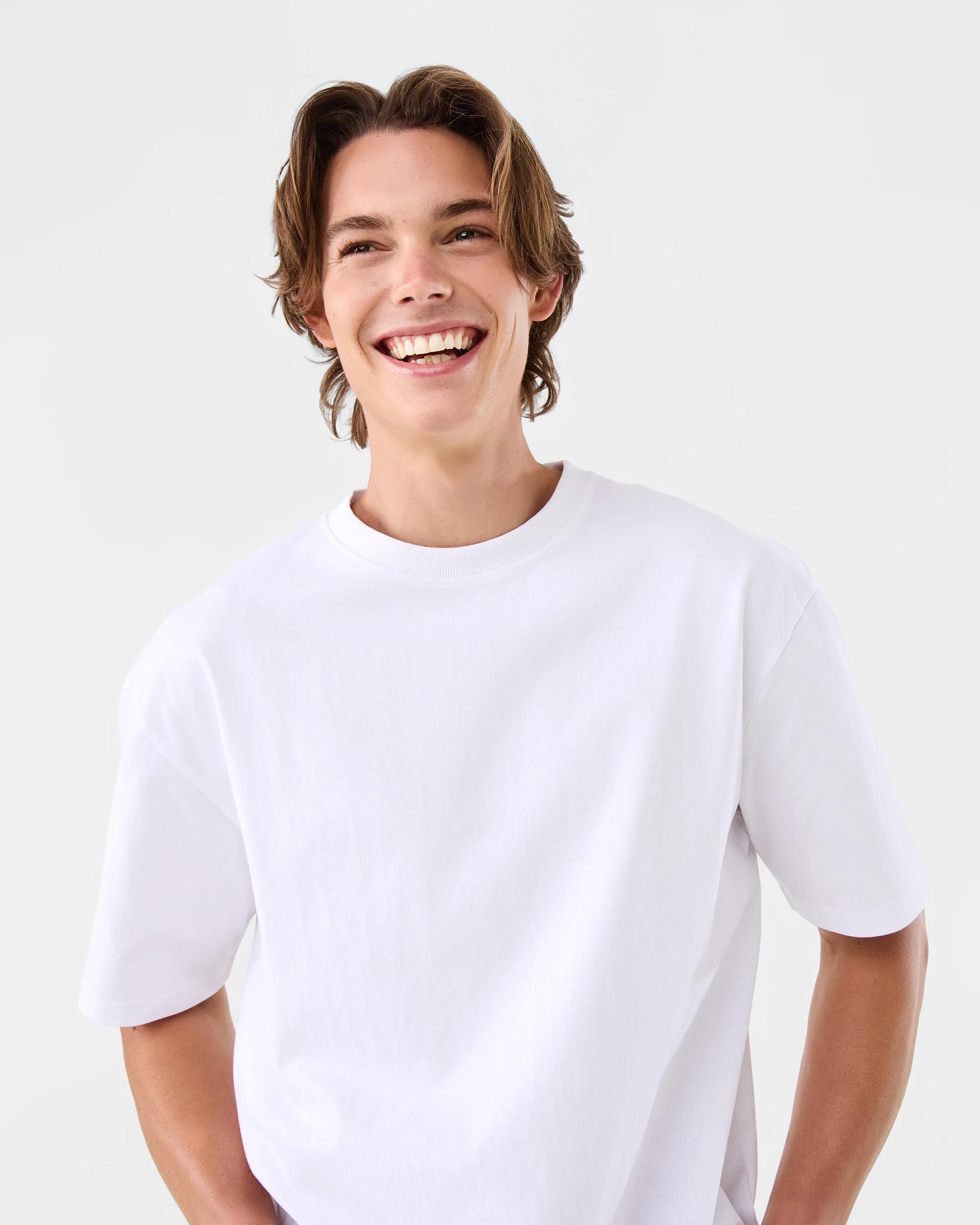 6 Boxy Core T-Shirt White, 6 of 11