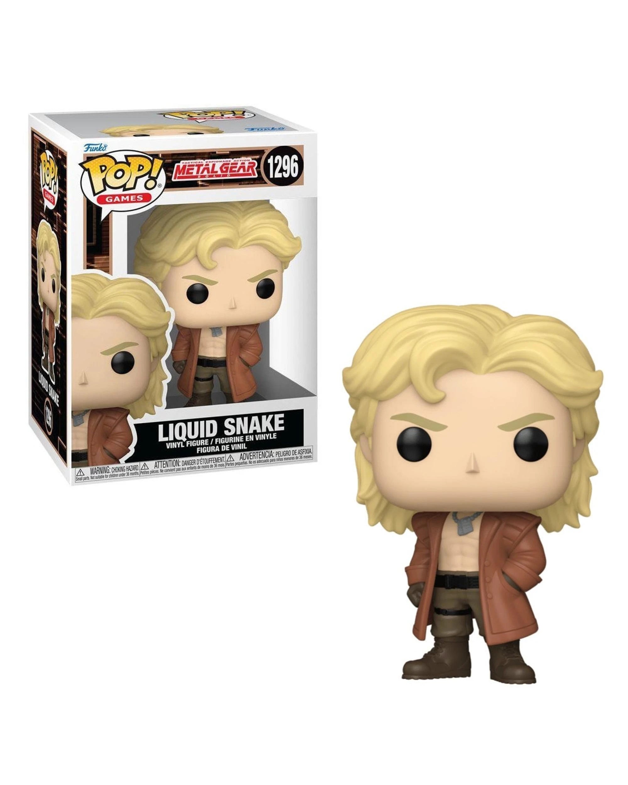 1 Metal Gear Solid Liquid Snake Funko POP! Vinyl, 1 of 3