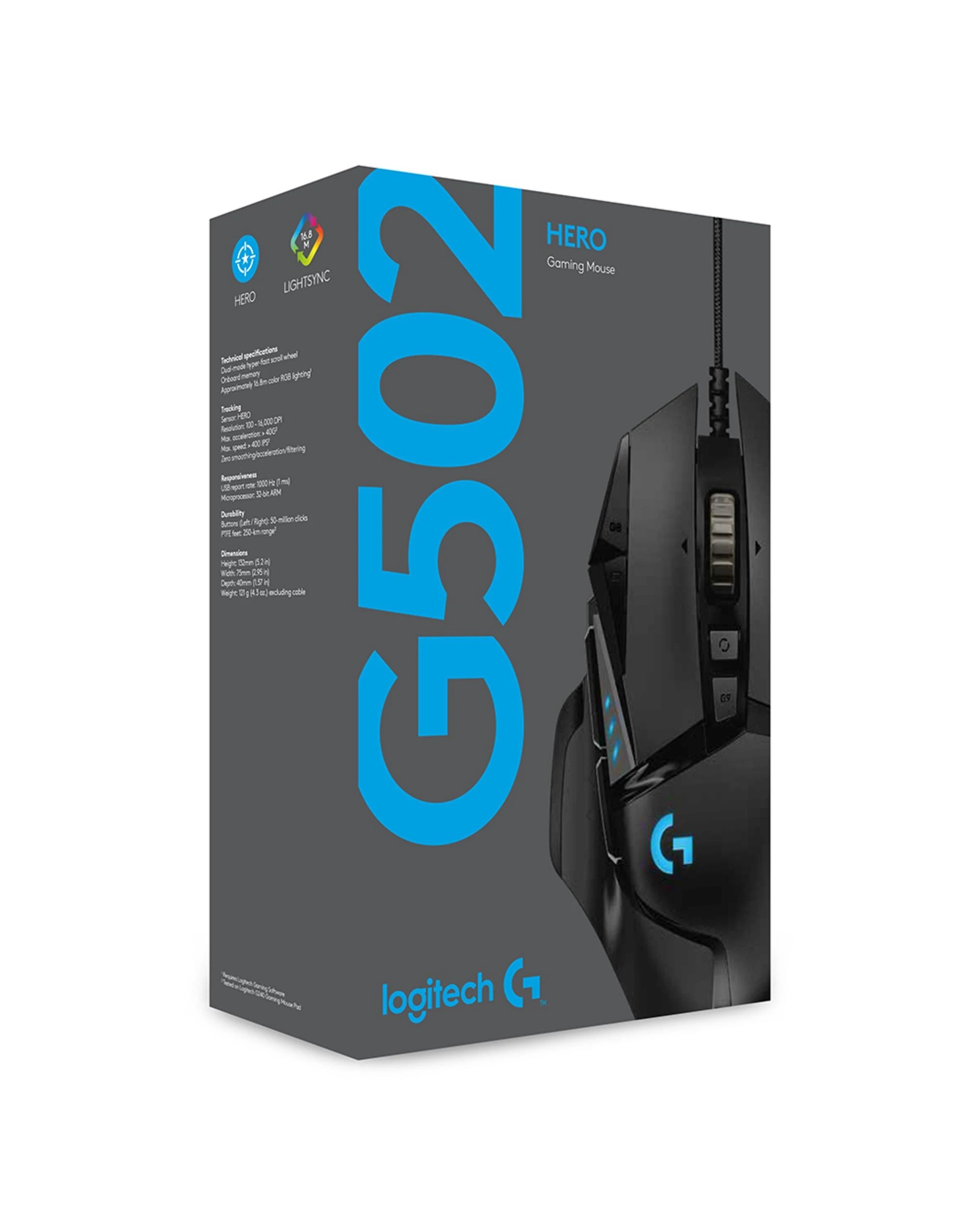 8 Logitech G502 Hero High Performance Gaming Mouse, 8 of 9
