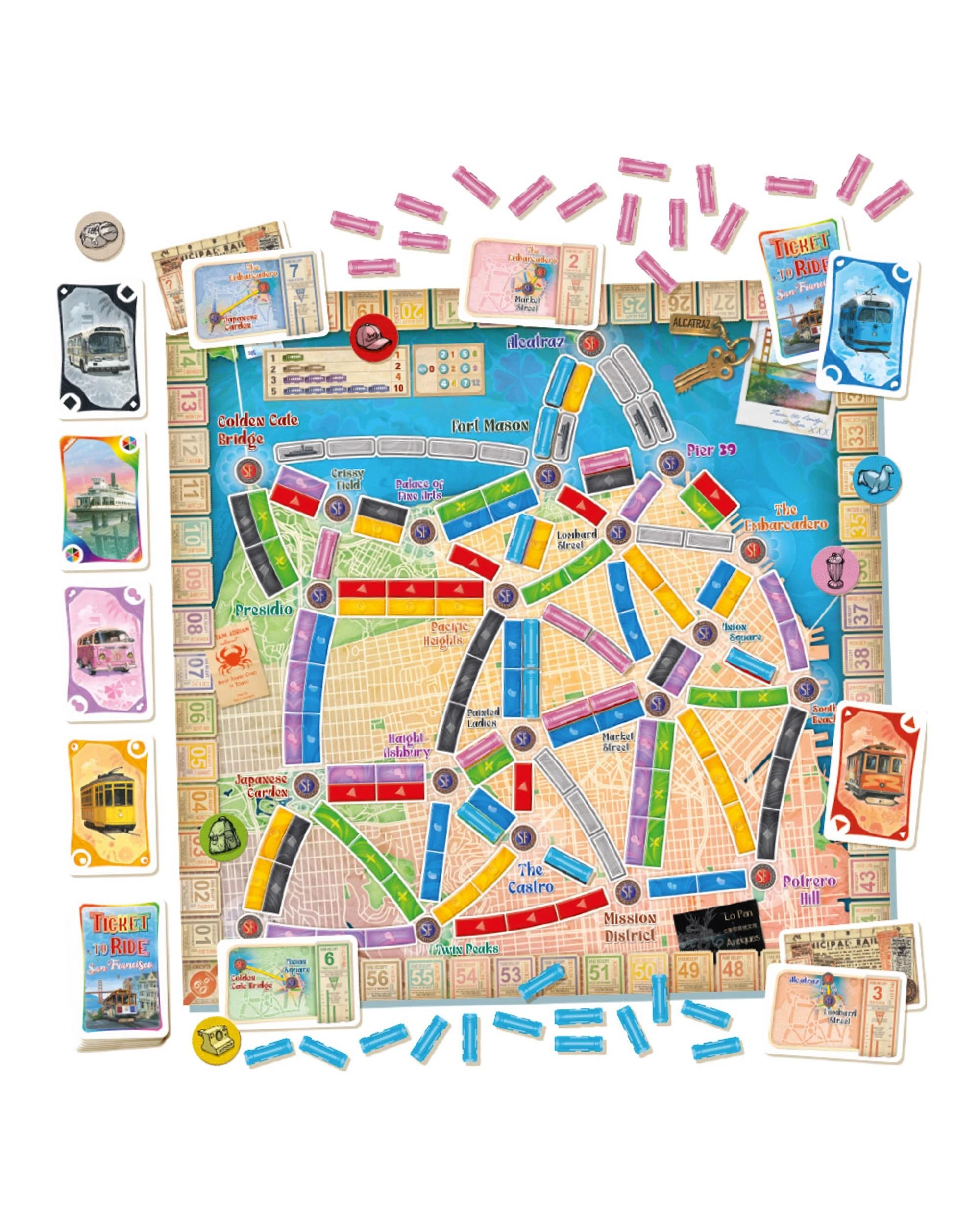 2 Ticket to Ride: San Francisco Board Game, 2 of 2