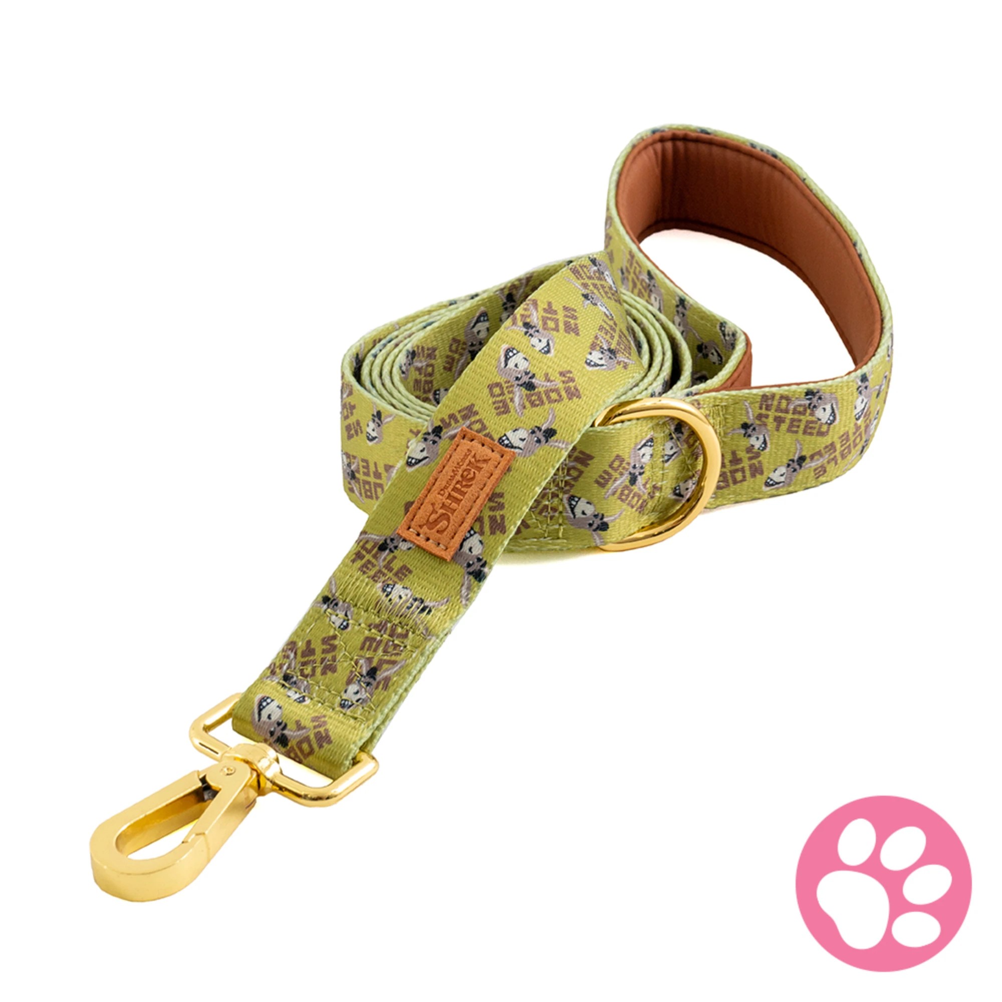 1 Shrek - Donkey All-Over-Print Pet Lead - Brown,Green, 1 of 3