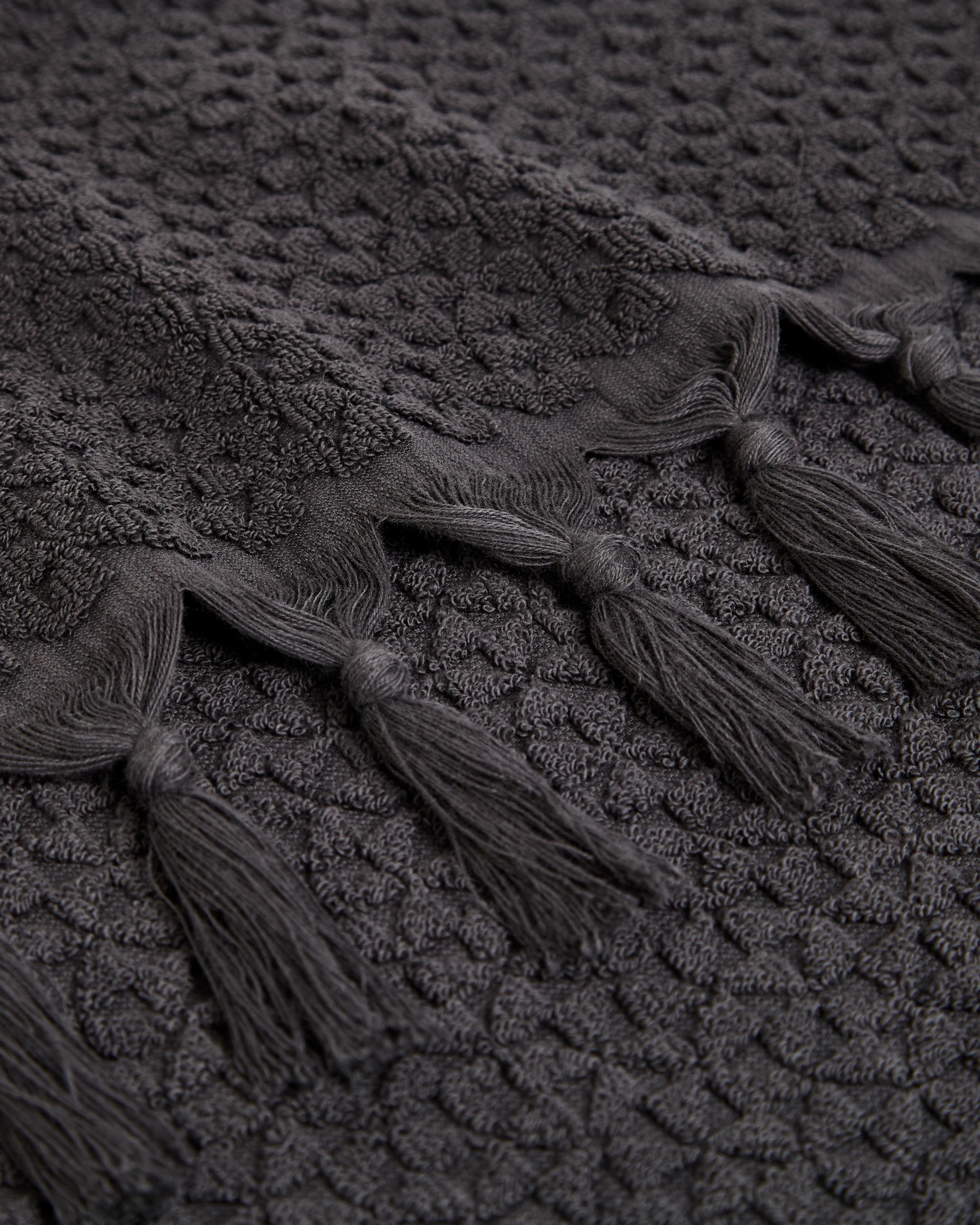 2 Target Laynie Australian Cotton Textured Hand Towel 2 Pack - Grey, 2 of 3