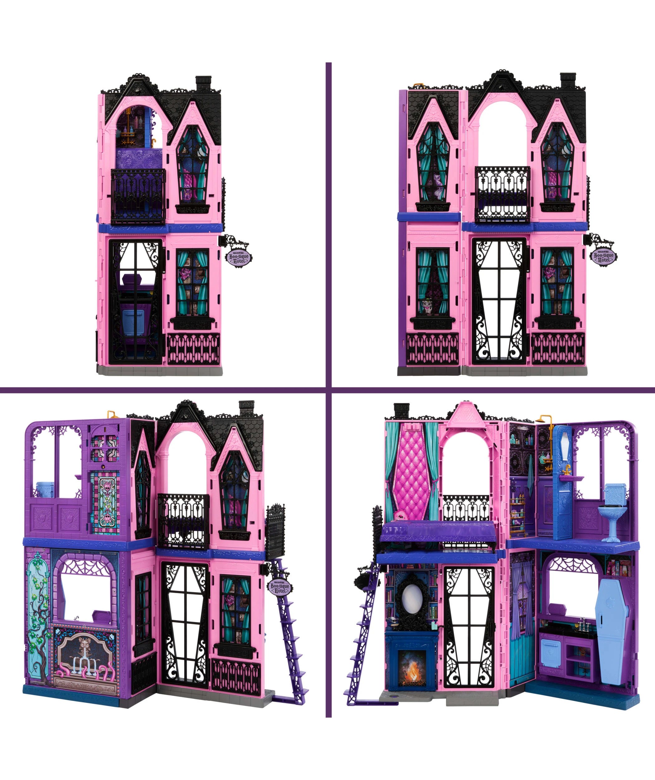 3 Mattel Monster High Boo-tique Hotel Doll House - Multi, 3 of 6
