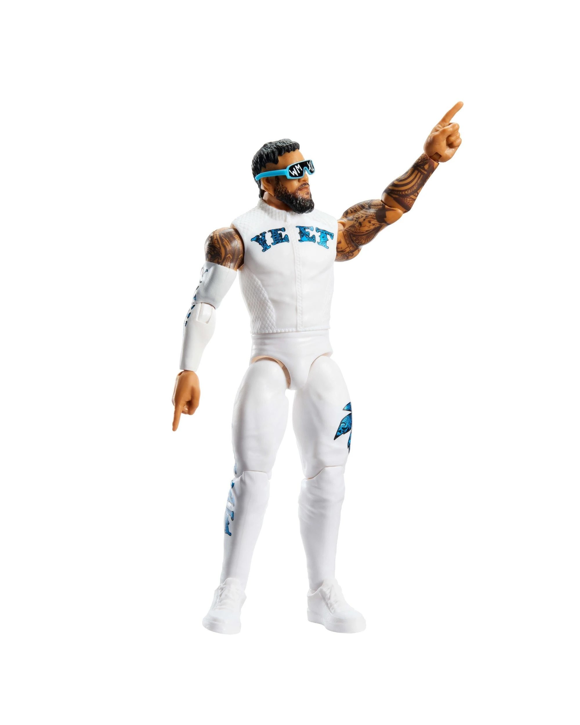 4 WWE Main Event Series Greatest Hits Jey Uso - White Outfit -  Action Figure, 4 of 5