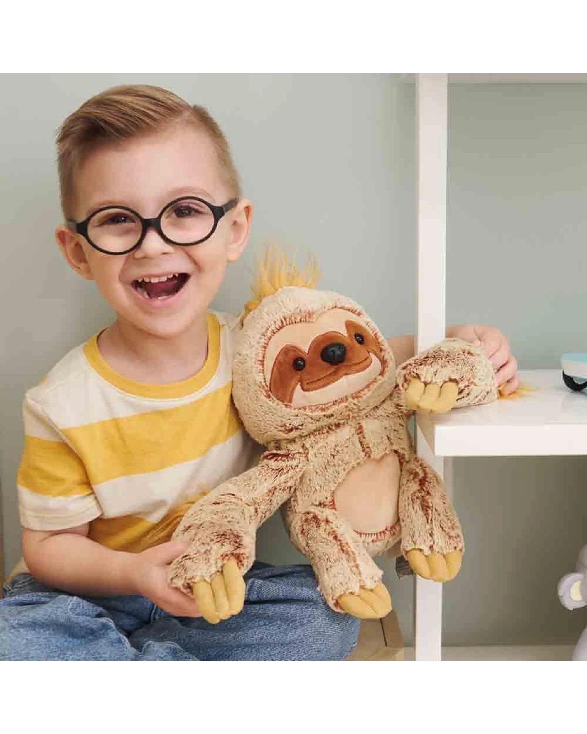 7 Gund Augie the Sloth 25cm Plush, 7 of 7