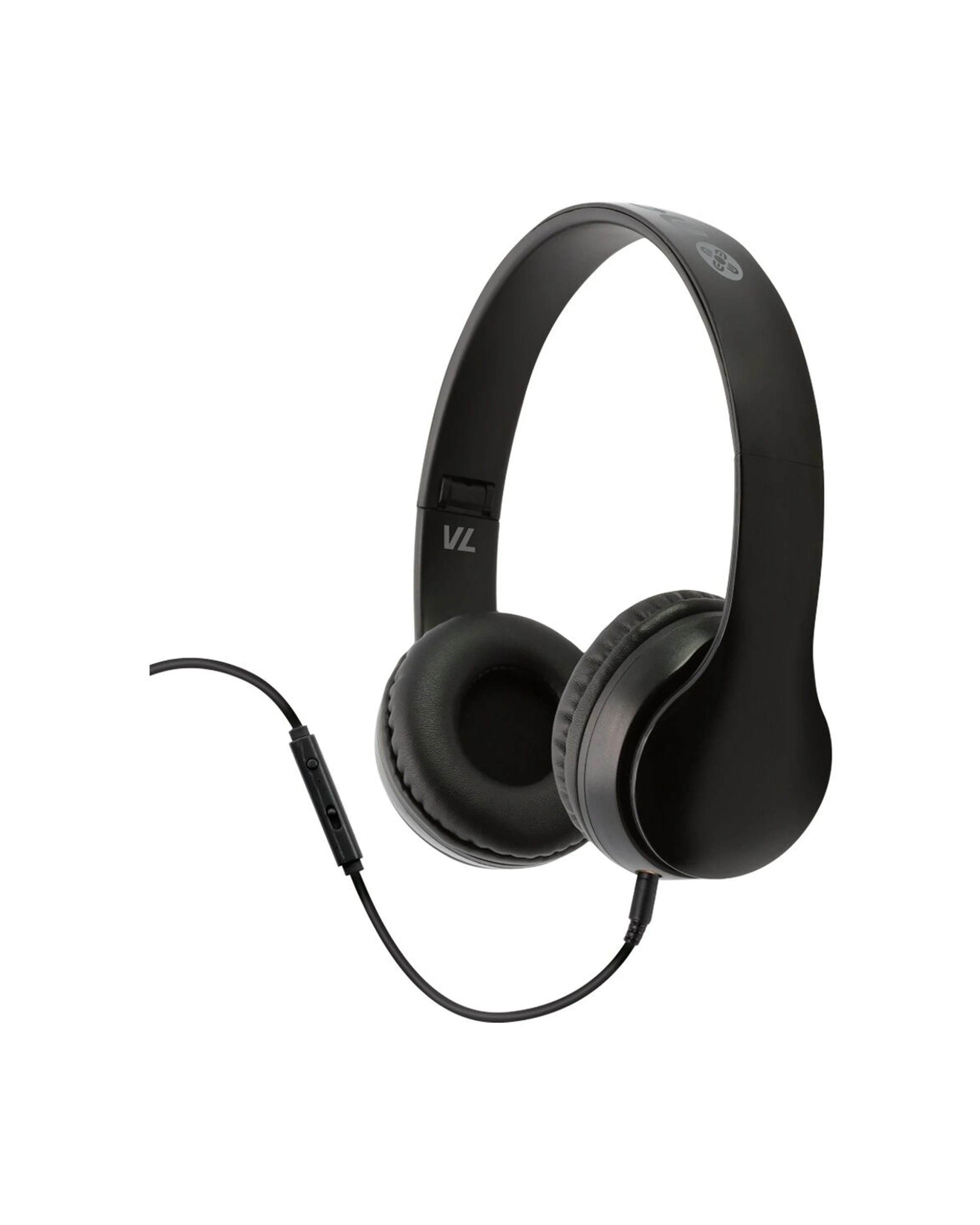 1 Moki Wired Volume Limited Headphones Removable Audio Cable - Black, 1 of 1