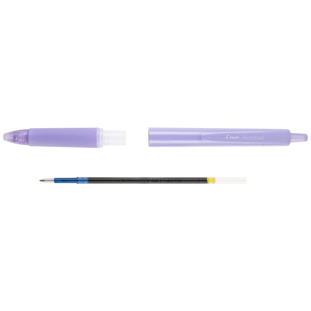 4 PILOT Acroball 150 Ballpoint Pens 0.5mm Pastel Assorted 3 Pk, 4 of 8