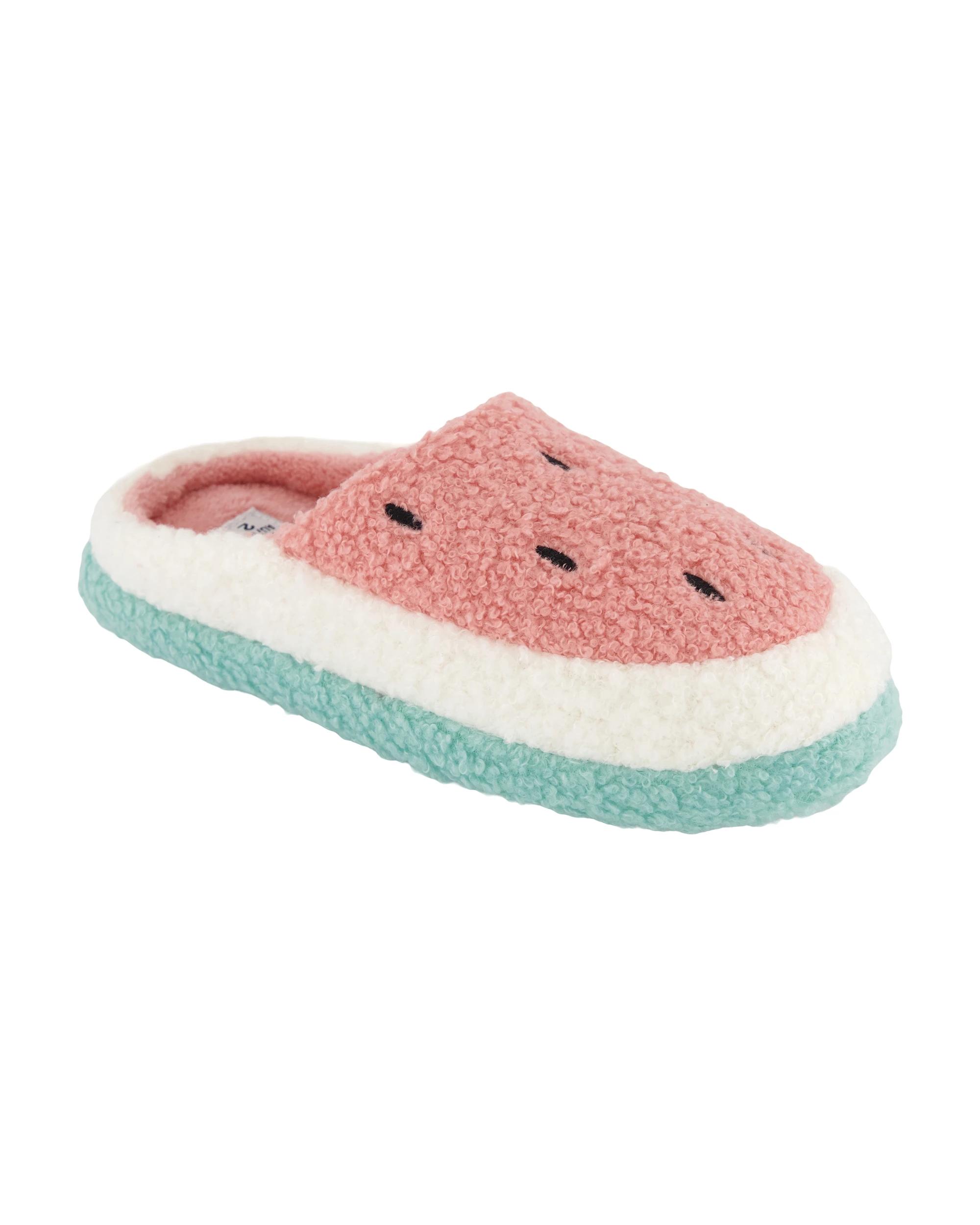 1 Senior Boucle Slippers Watermelon, 1 of 3