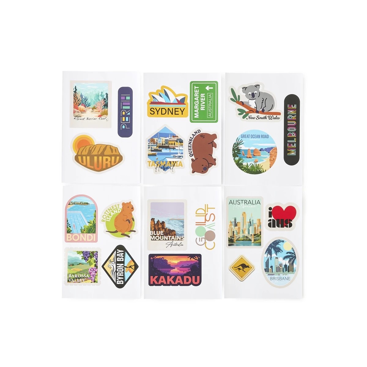 3 Travel Stickers - Assorted, 3 of 10