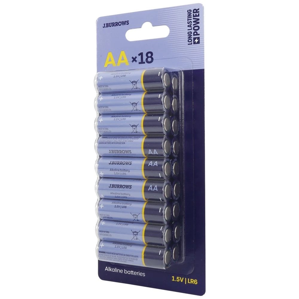 4 J.Burrows AA Batteries 18 Pack, 4 of 6