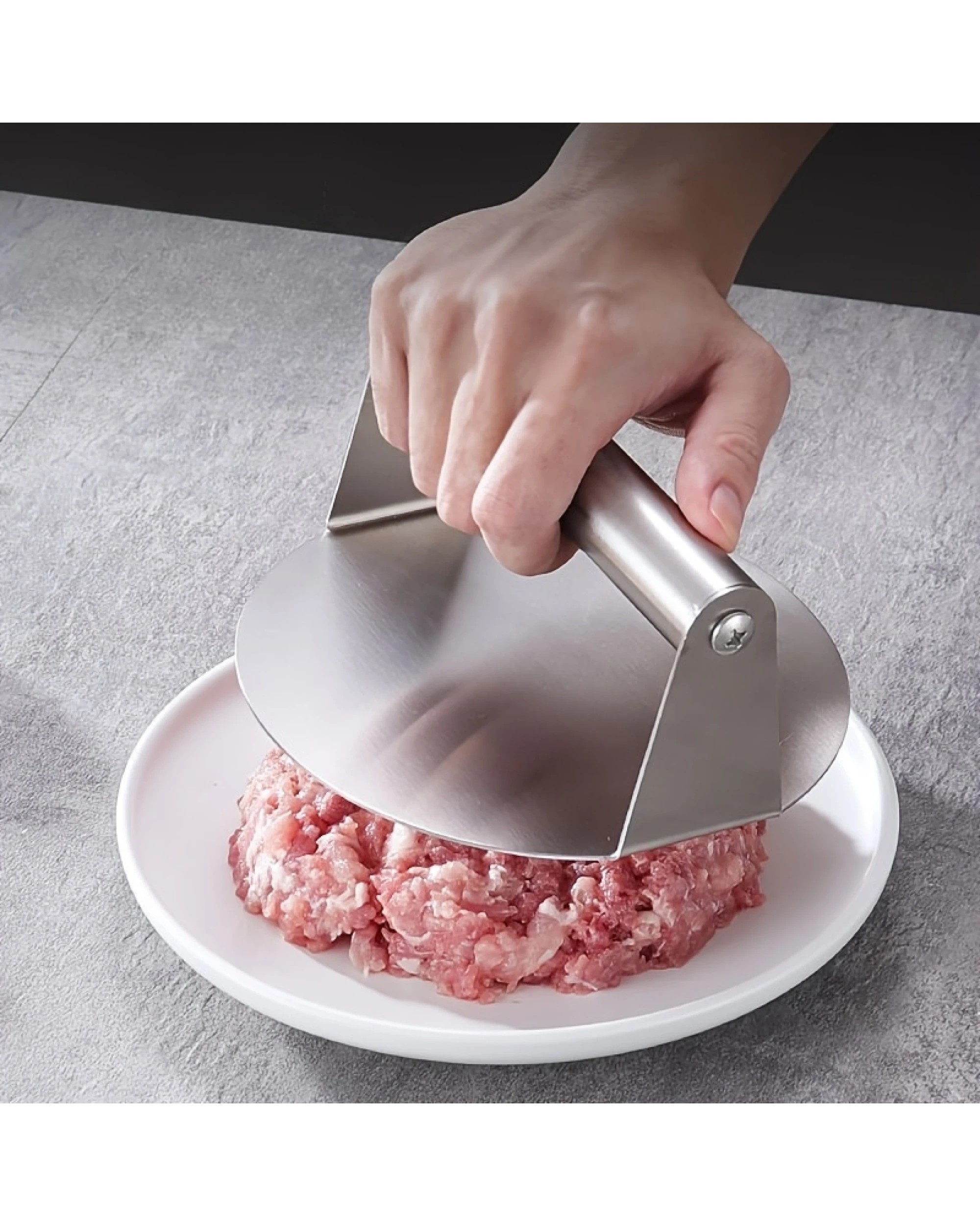 5 BR Home Burger Press Patty Maker in 304 Stainless Steel BBQ Tool, 5 of 5