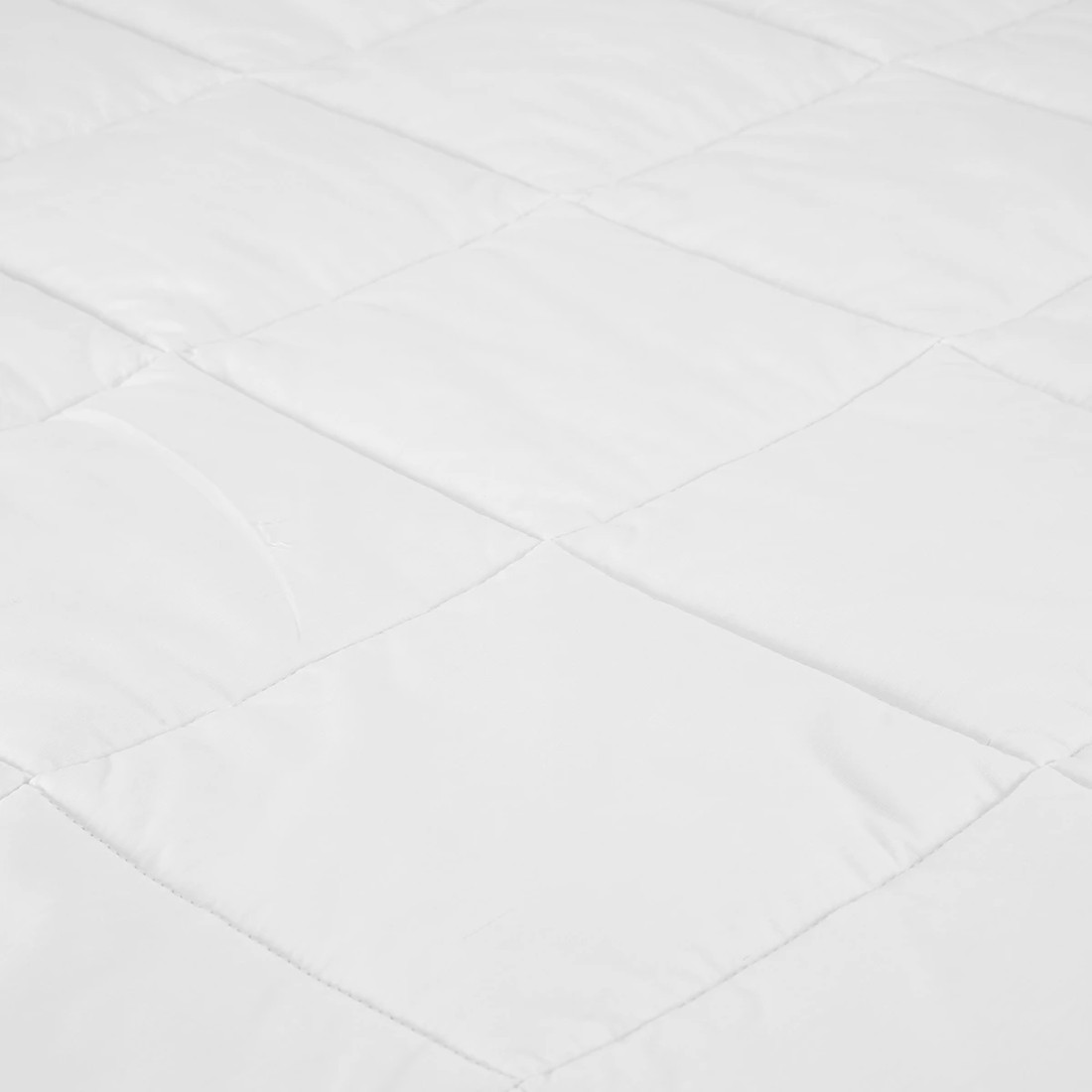 4 Medium Warmth All Seasons Wool Quilt - King Bed, White, 4 of 4