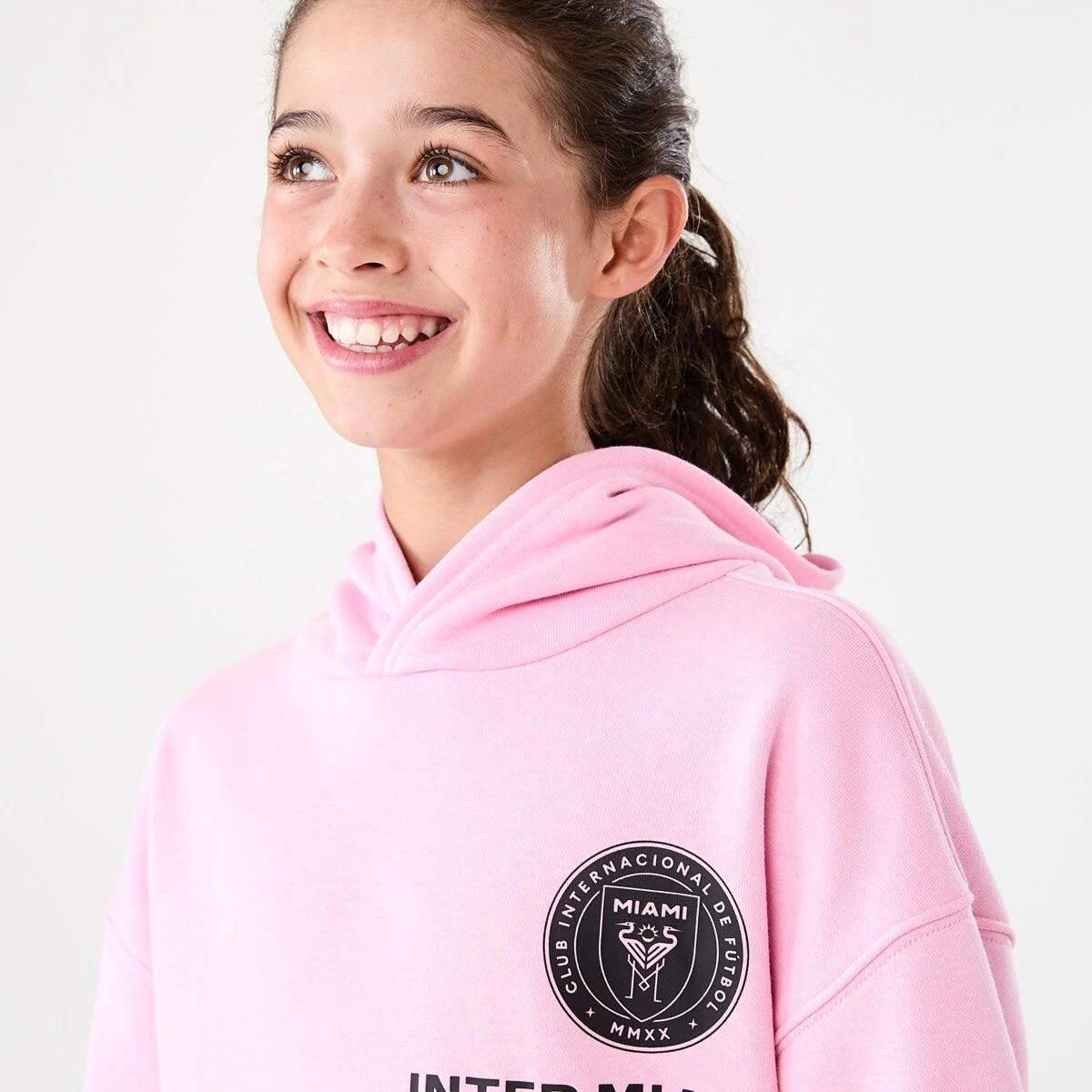 4 Official Inter Miami Kids Hoodie True Pink, 4 of 10