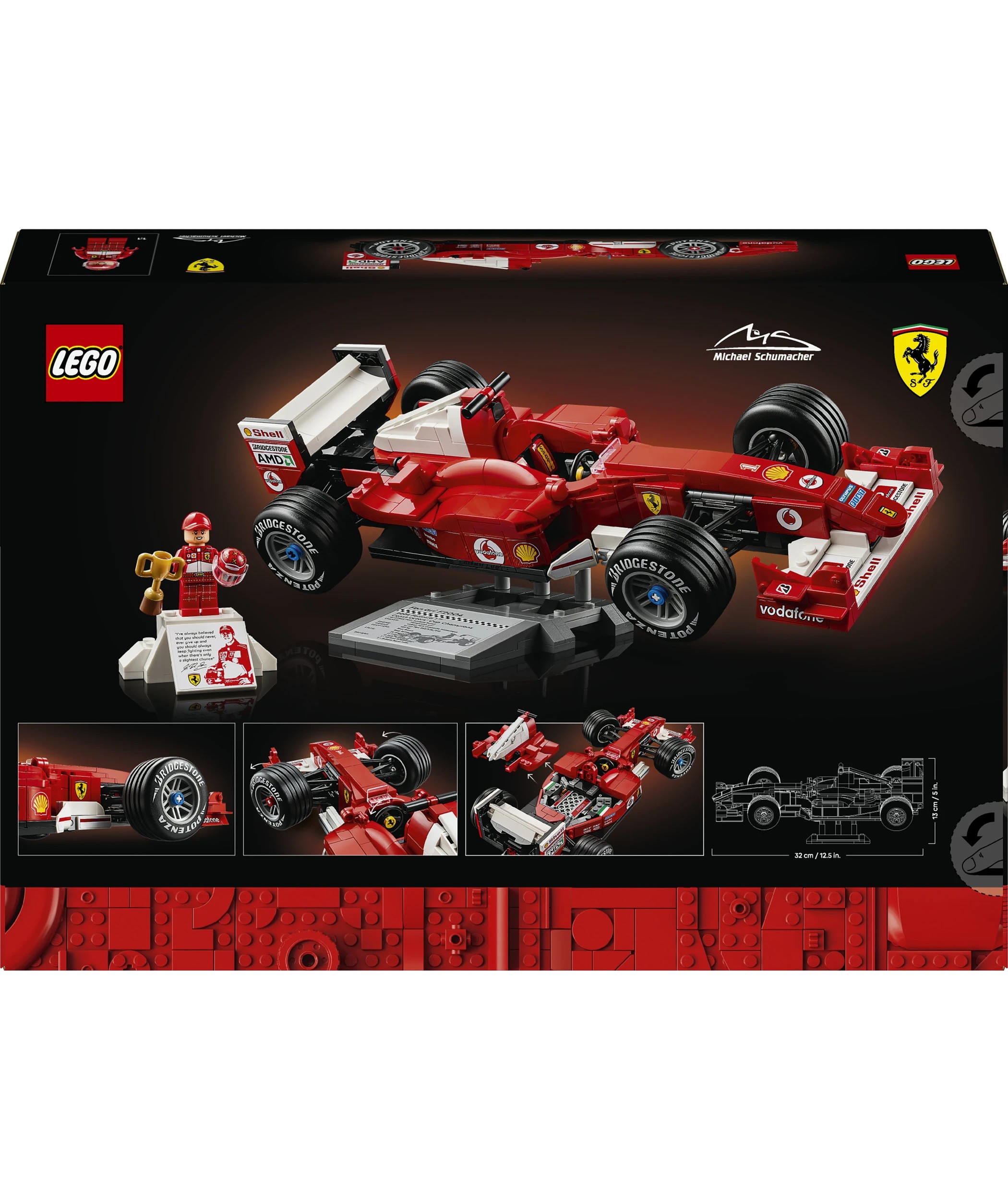 10 LEGO Icons Ferrari F2004 & Michael Schumacher 11375, 10 of 10