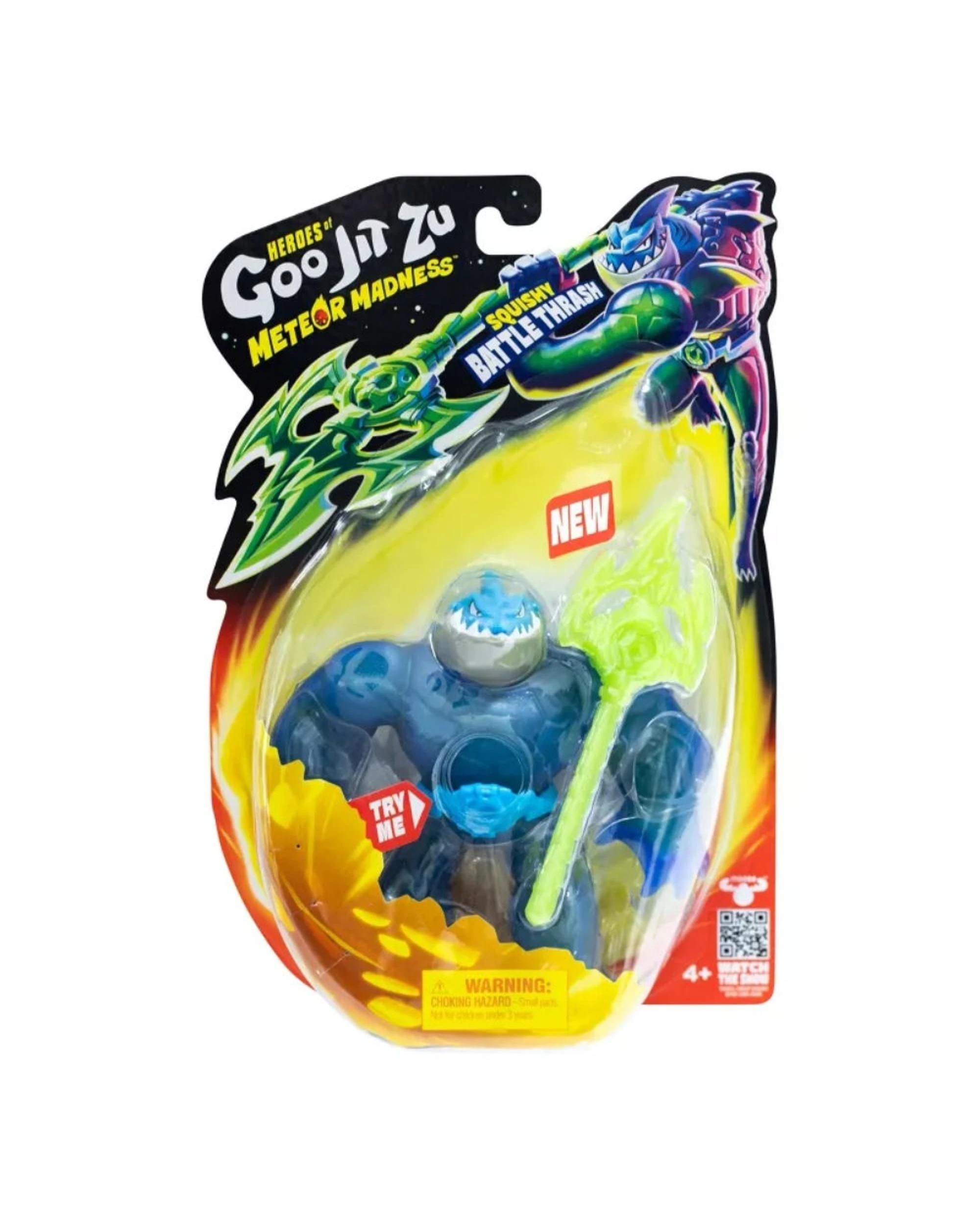 1 Heroes of Goo-Jit-Zu Series 14 Meteor Madness Thrash Hero Pack, 1 of 8