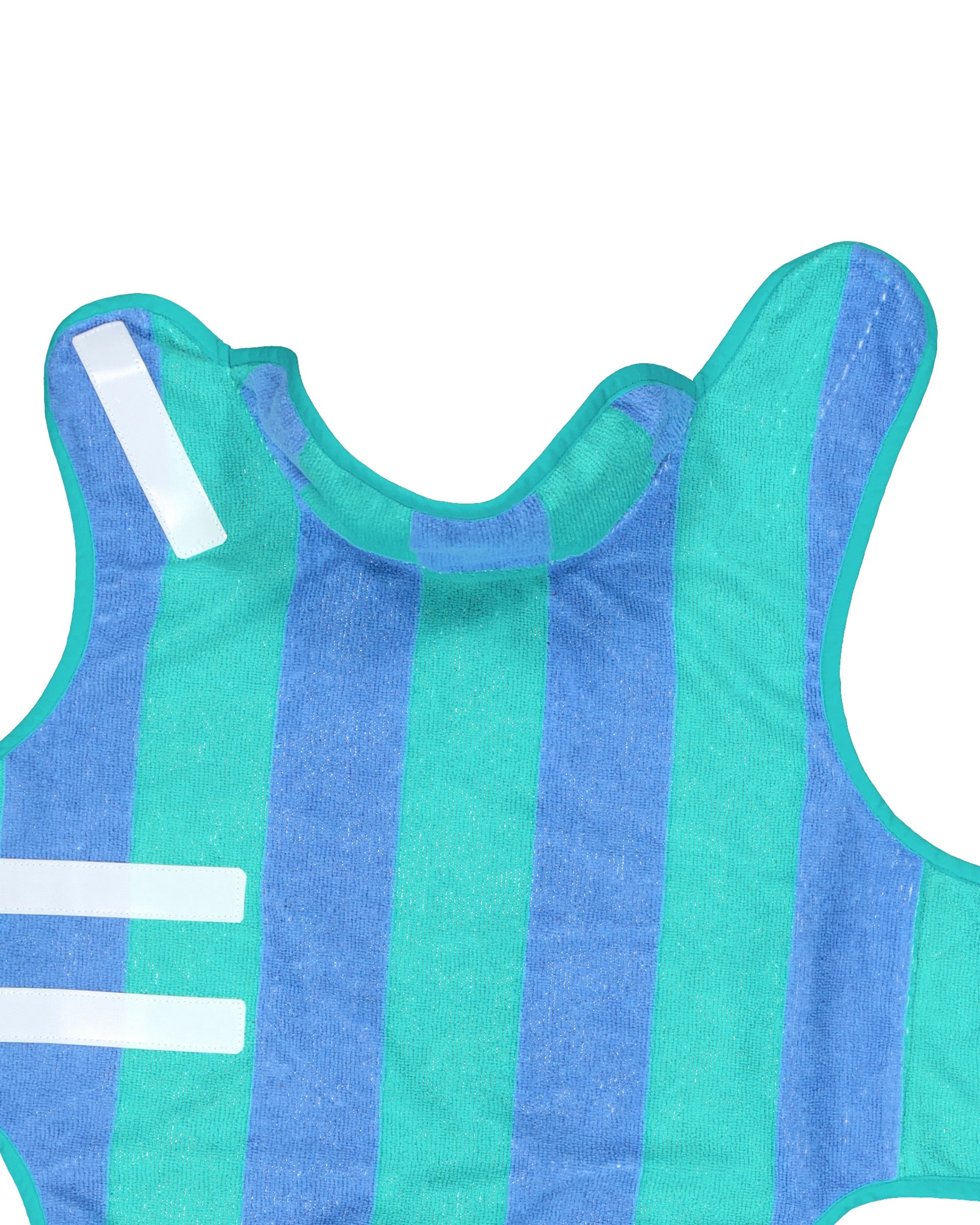 9 Pet Thick Stripe Towel - Medium, Blue, 9 of 10