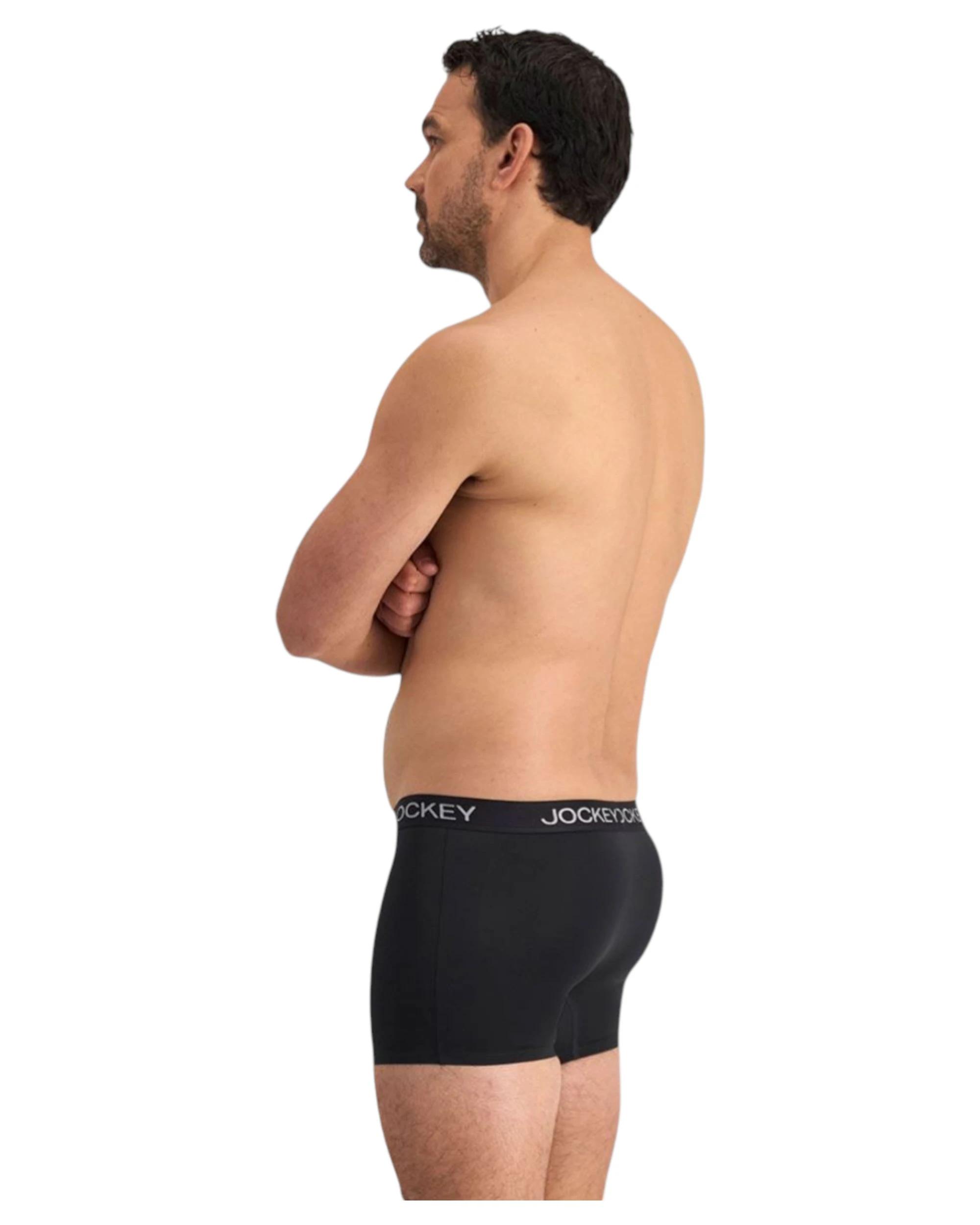 5 Jockey 2 Pack Mens Chafe Proof Pouch Black/Grey Underwear MULTI, 5 of 6