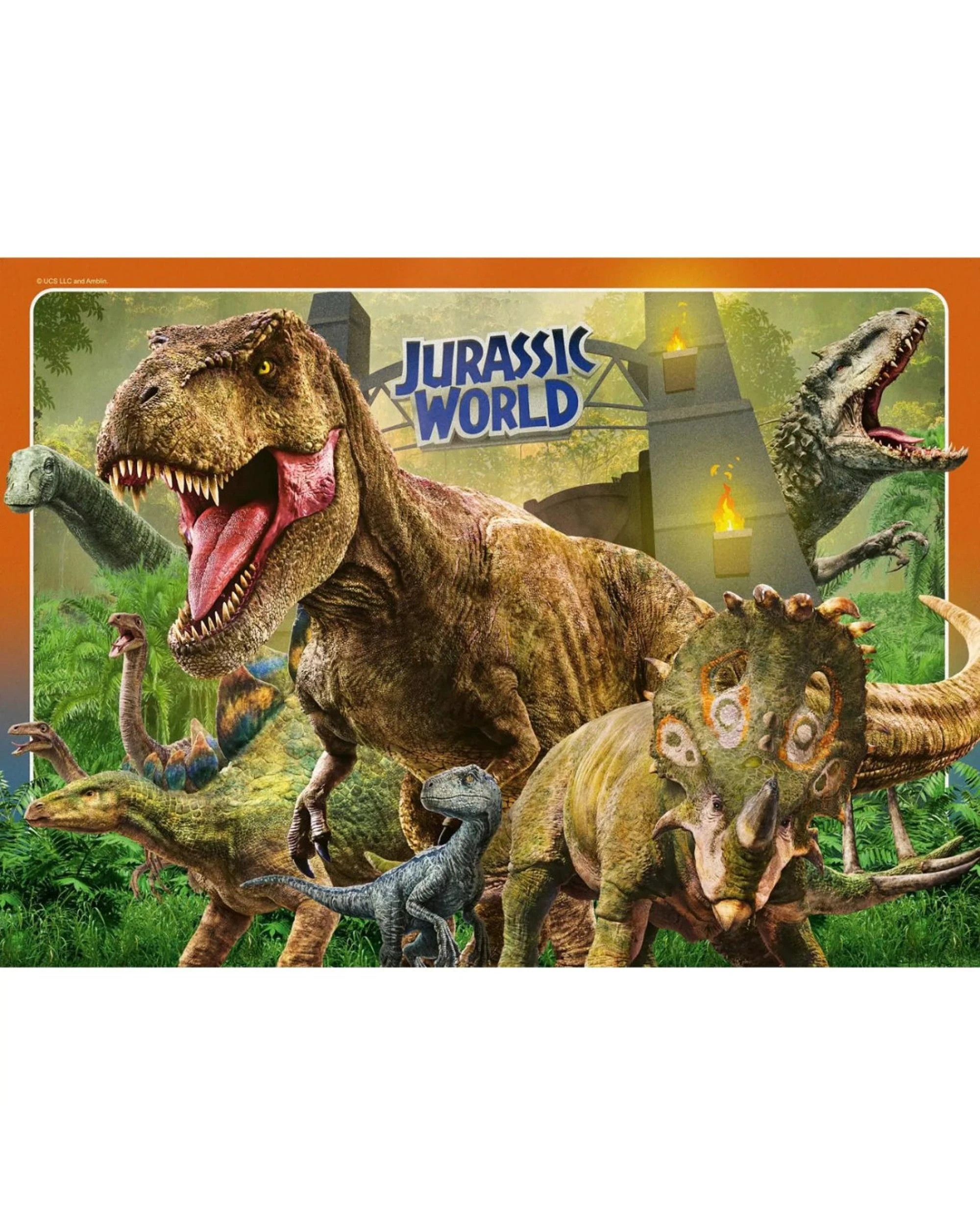 4 Ravensburger Jurassic World Bumper Pack 4x100 Piece Puzzle, 4 of 5