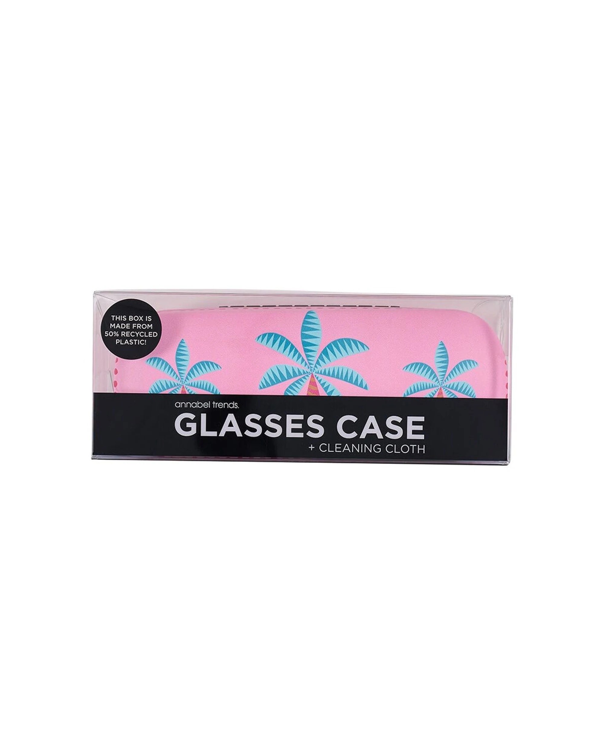 1 Annabel Trends Glasses Case Combo With Matching Cloth Fiesta Palm - Multi, 1 of 2
