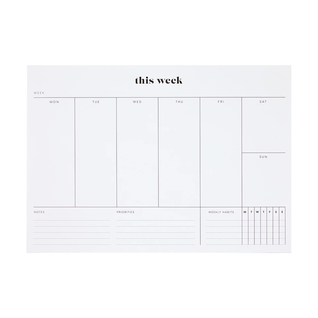 1 Weekly Desk Pad, 1 of 7