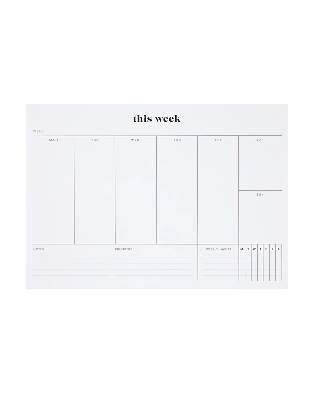 Weekly Desk