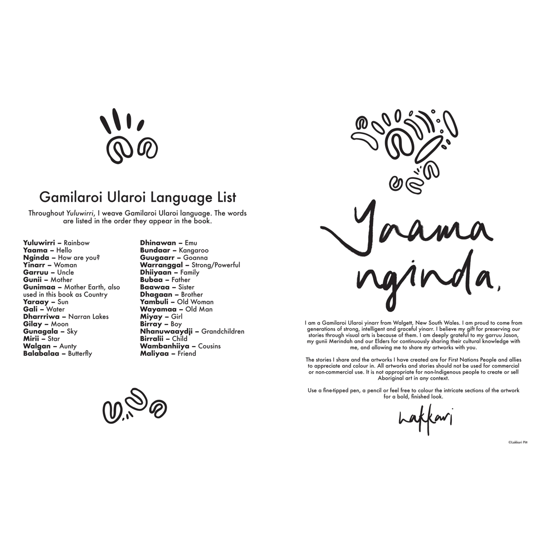 2 Yuluwirri by Lakkari Pitt - Book, 2 of 4