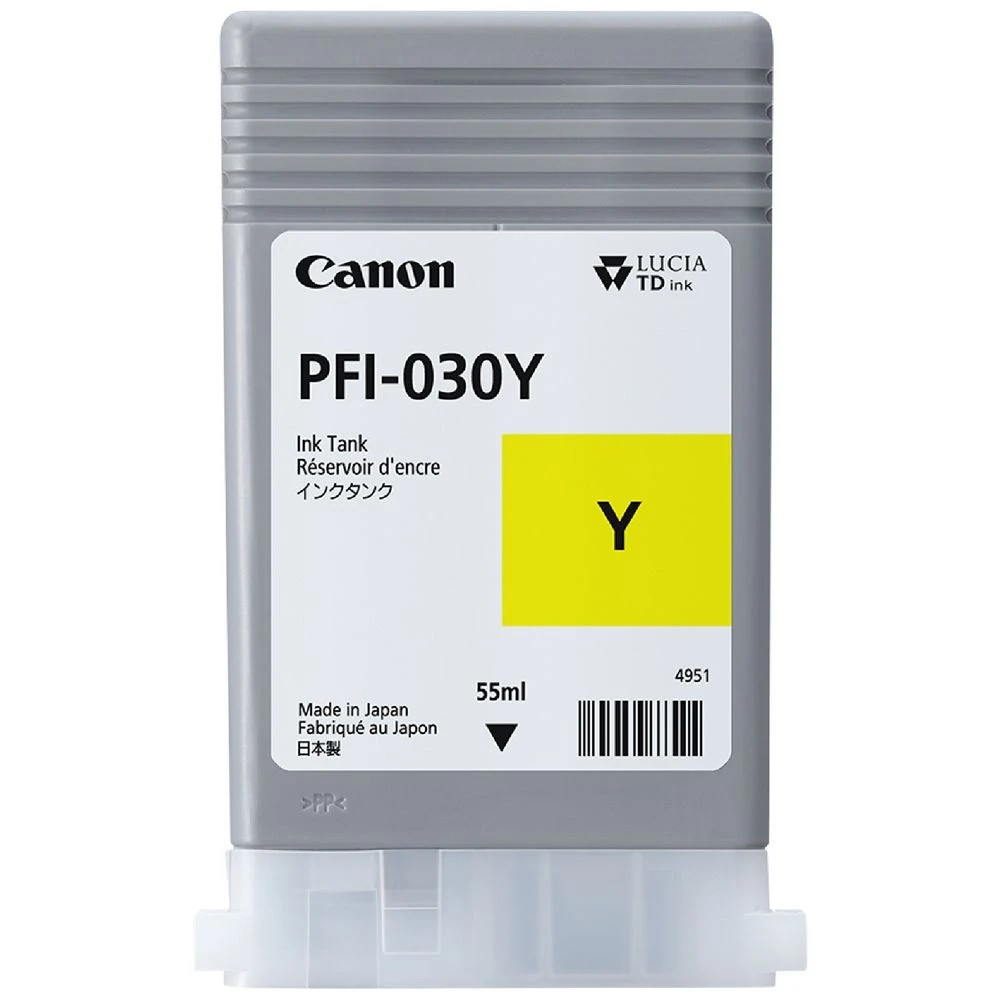 1 Canon PFI-030 Ink Cartridge 55mL Yellow, 1 of 2