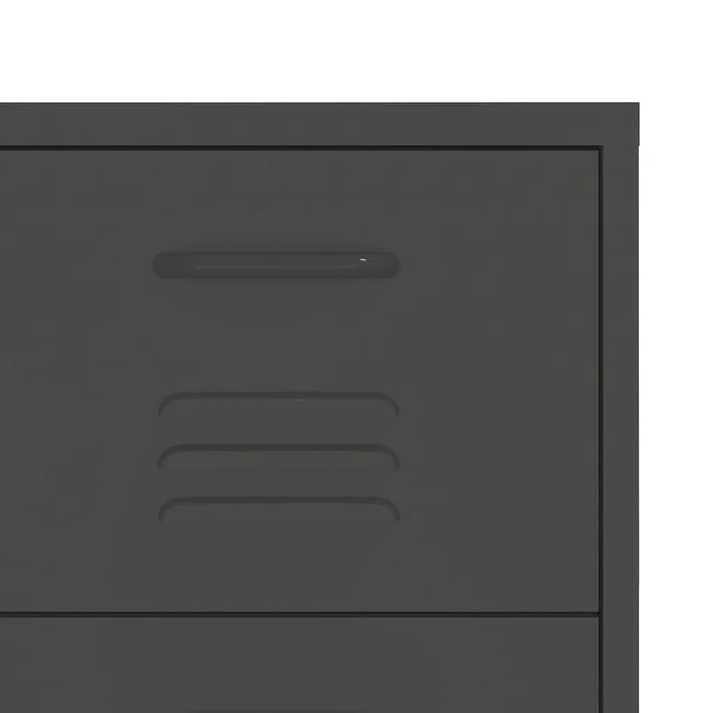 7 Vidaxl Drawer Cabinet - Charcoal, 7 of 10