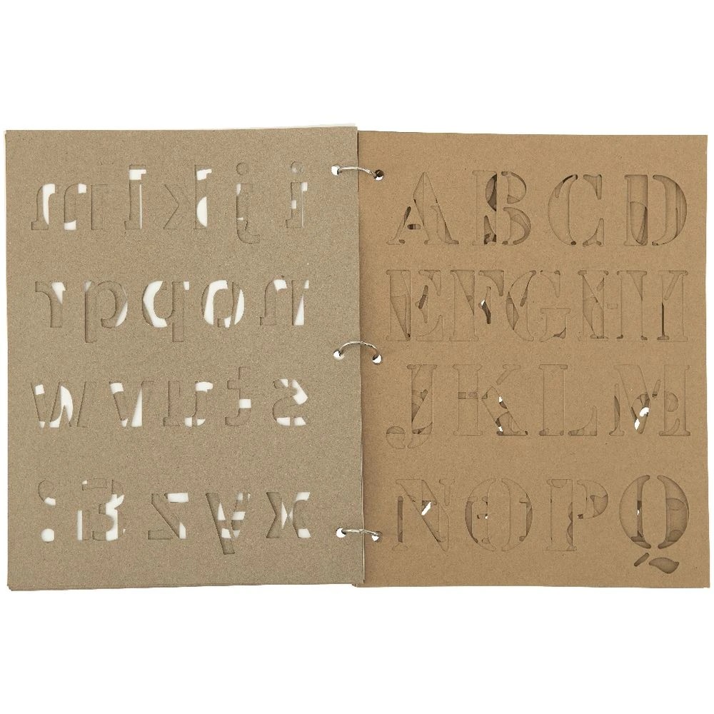 3 Born A4 Stencil Book, 3 of 3