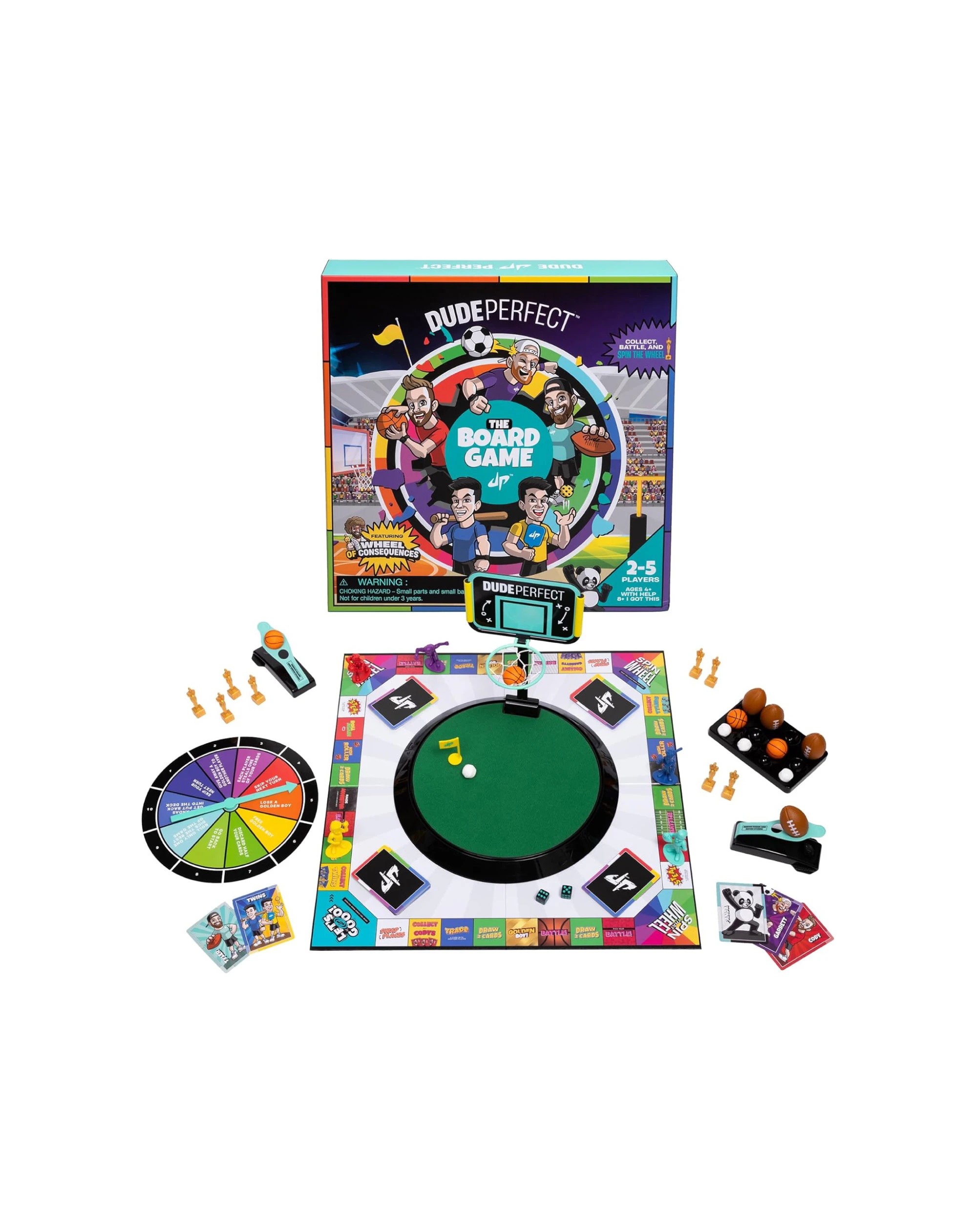 1 Global Shop Direct Dude Perfect Board Game Level up Game Nights with the Ultimate Dude Perfect Gaming Experience, 1 of 8